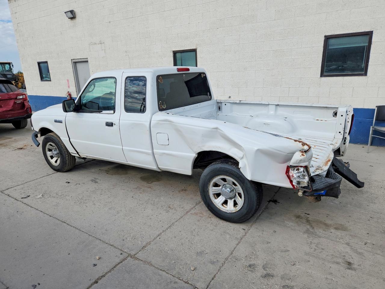 2007 Ford Ranger Super Cab White vin: 1FTYR14U67PA65271