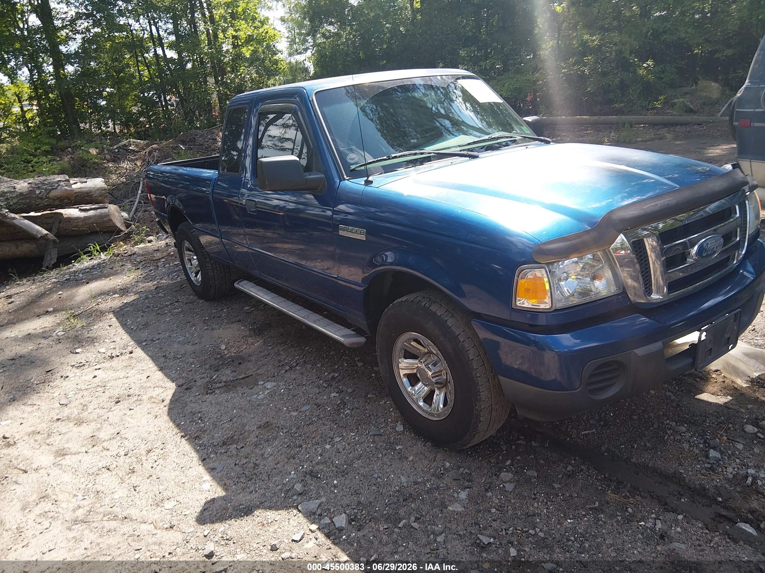 2008 Ford Ranger Sport/xl/xlt Blue vin: 1FTYR14U68PA33762