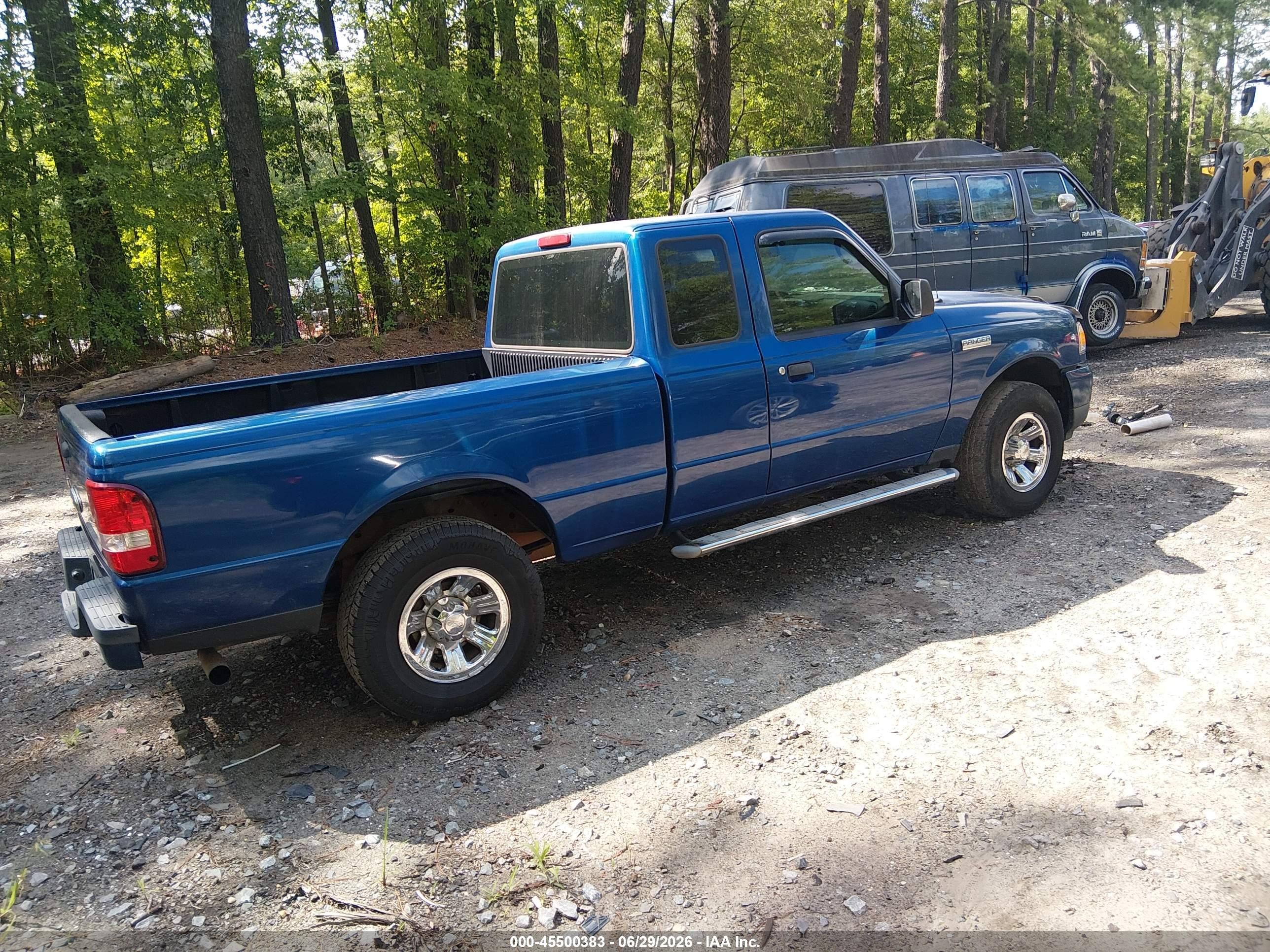 2008 Ford Ranger Sport/xl/xlt Blue vin: 1FTYR14U68PA33762