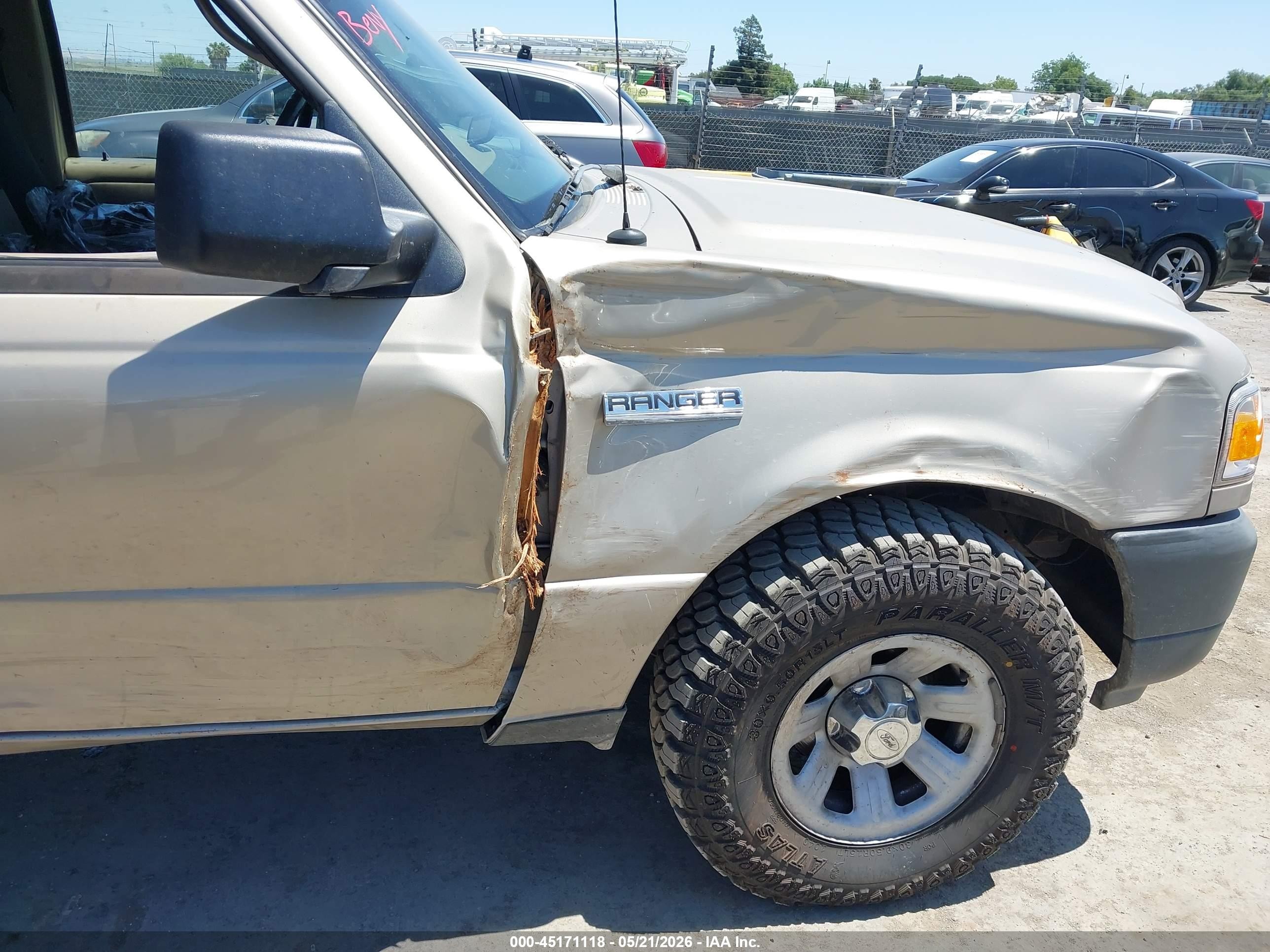 2008 Ford Ranger Sport/xl/xlt Gold vin: 1FTYR14U68PA56880