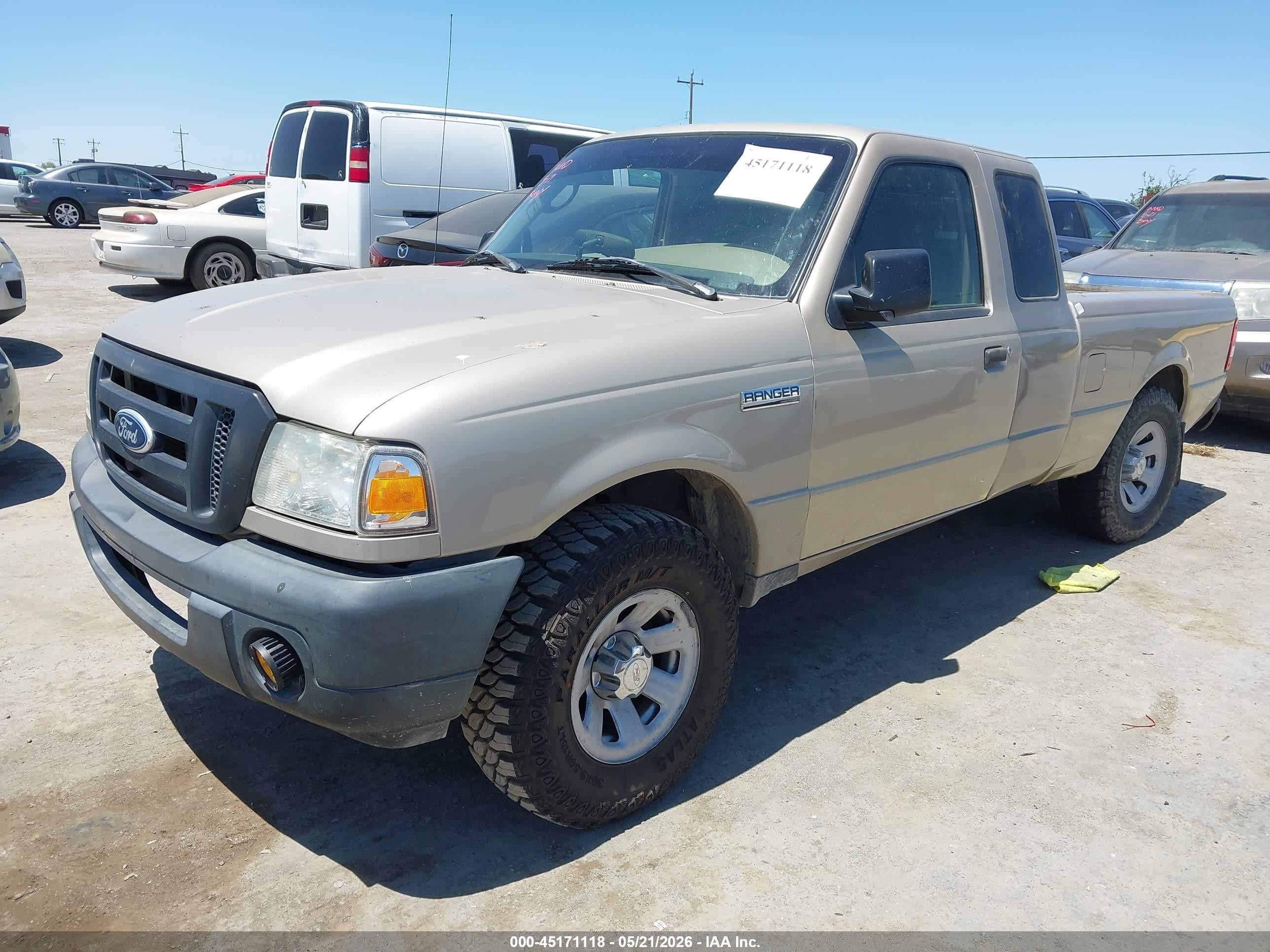 2008 Ford Ranger Sport/xl/xlt Gold vin: 1FTYR14U68PA56880