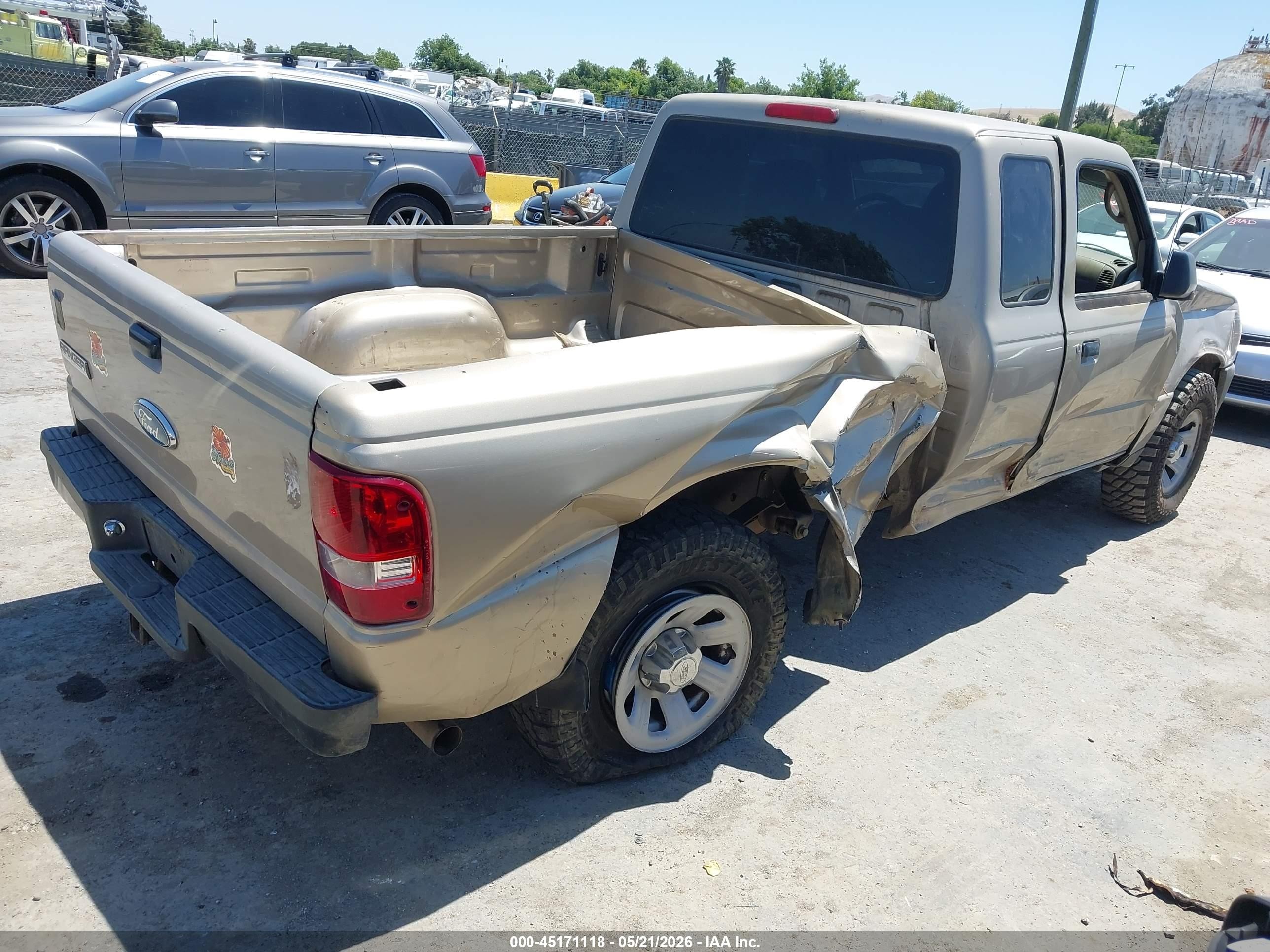 2008 Ford Ranger Sport/xl/xlt Gold vin: 1FTYR14U68PA56880