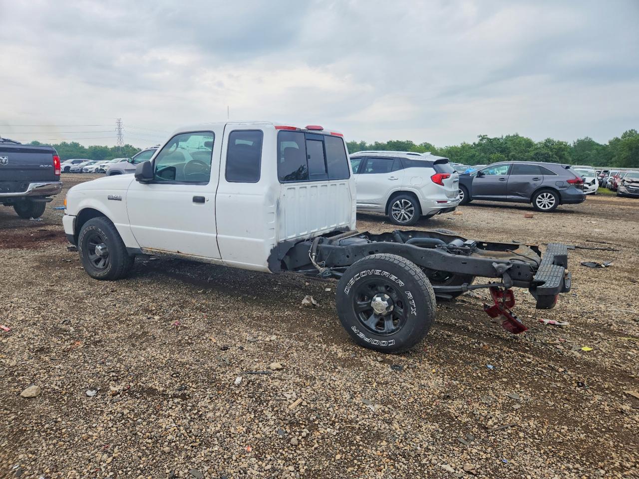 2008 Ford Ranger Super Cab White vin: 1FTYR14U68PA95713