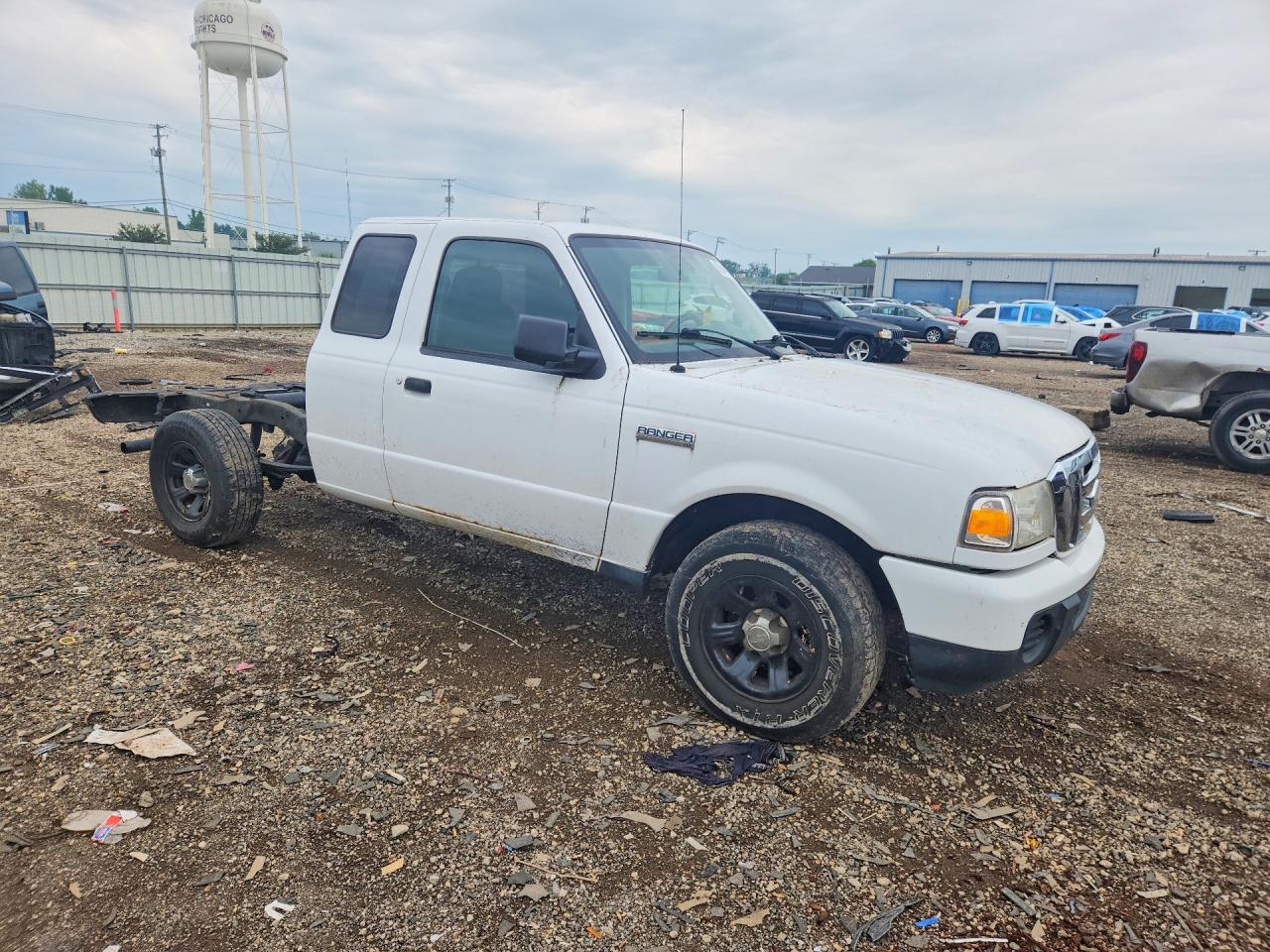 2008 Ford Ranger Super Cab White vin: 1FTYR14U68PA95713