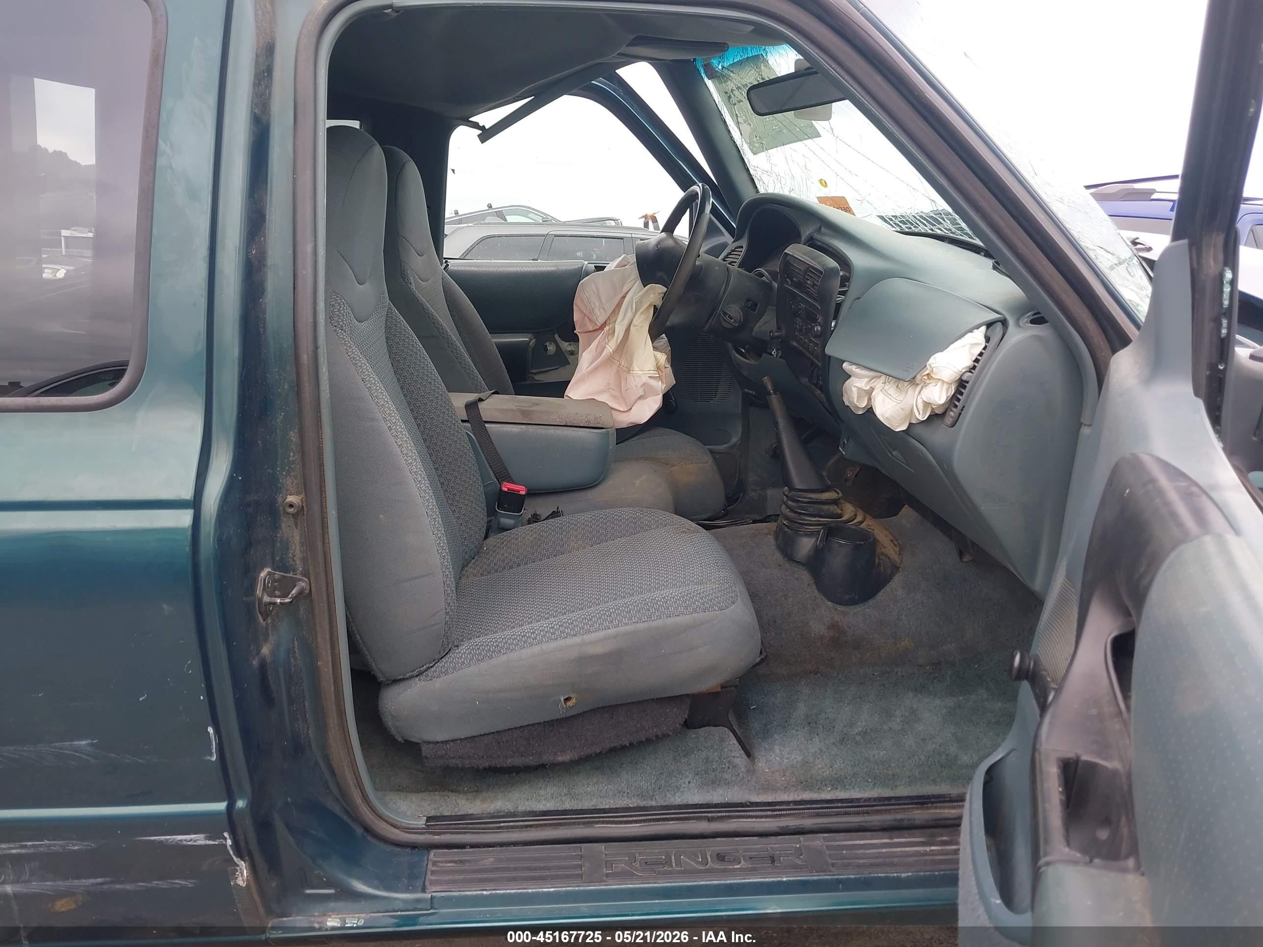 1998 Ford Ranger Splash/xl/xlt Green vin: 1FTYR14U6WPA44399