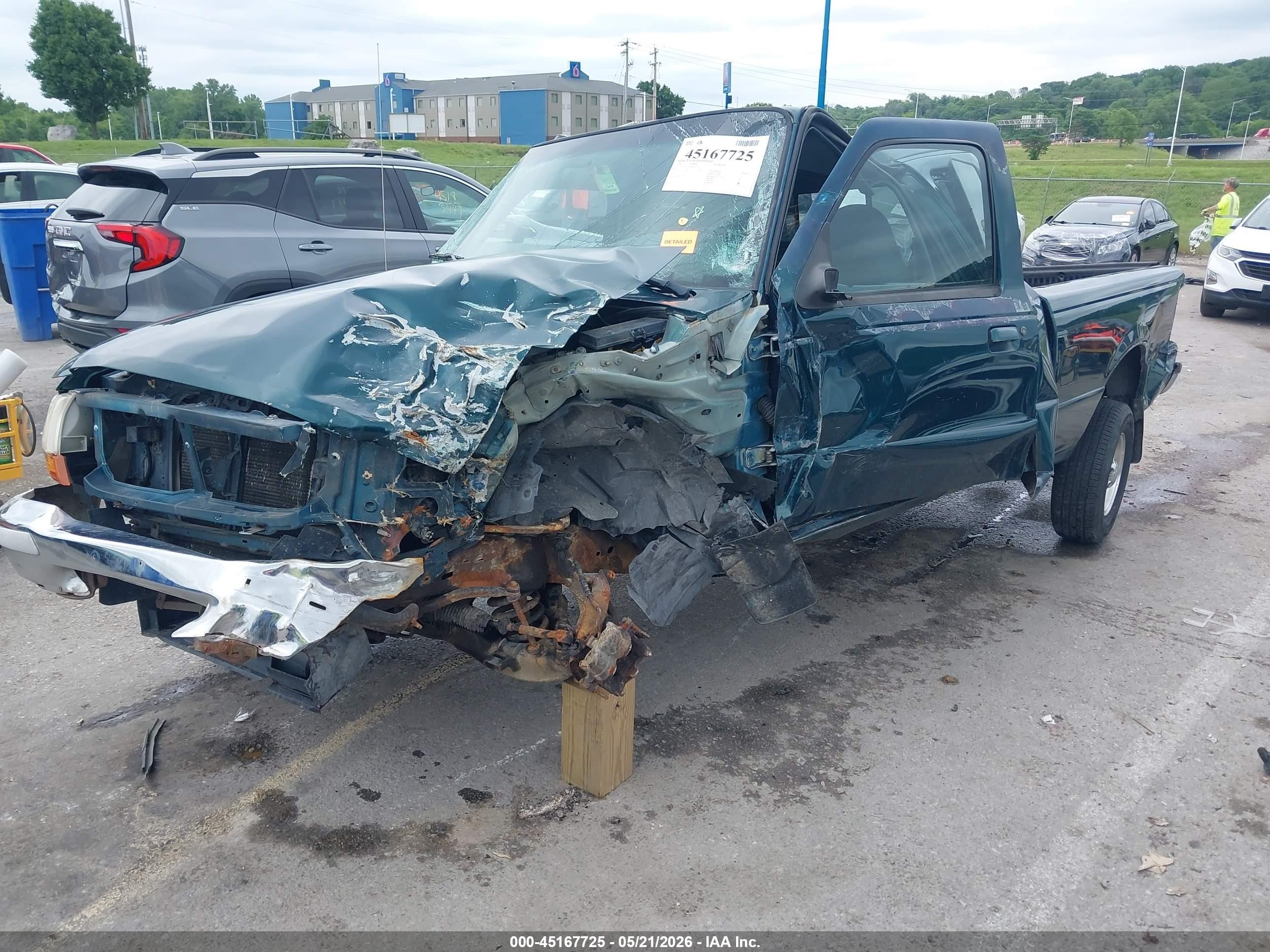 1998 Ford Ranger Splash/xl/xlt Green vin: 1FTYR14U6WPA44399