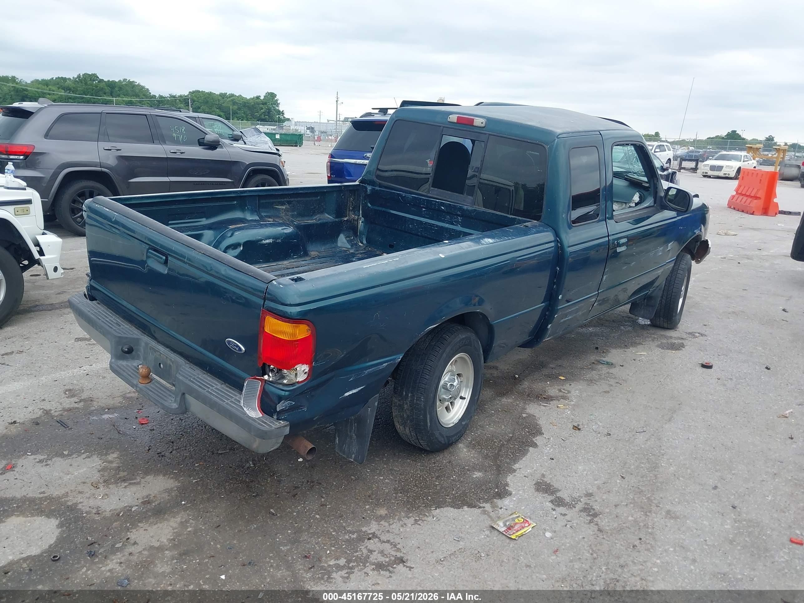 1998 Ford Ranger Splash/xl/xlt Green vin: 1FTYR14U6WPA44399