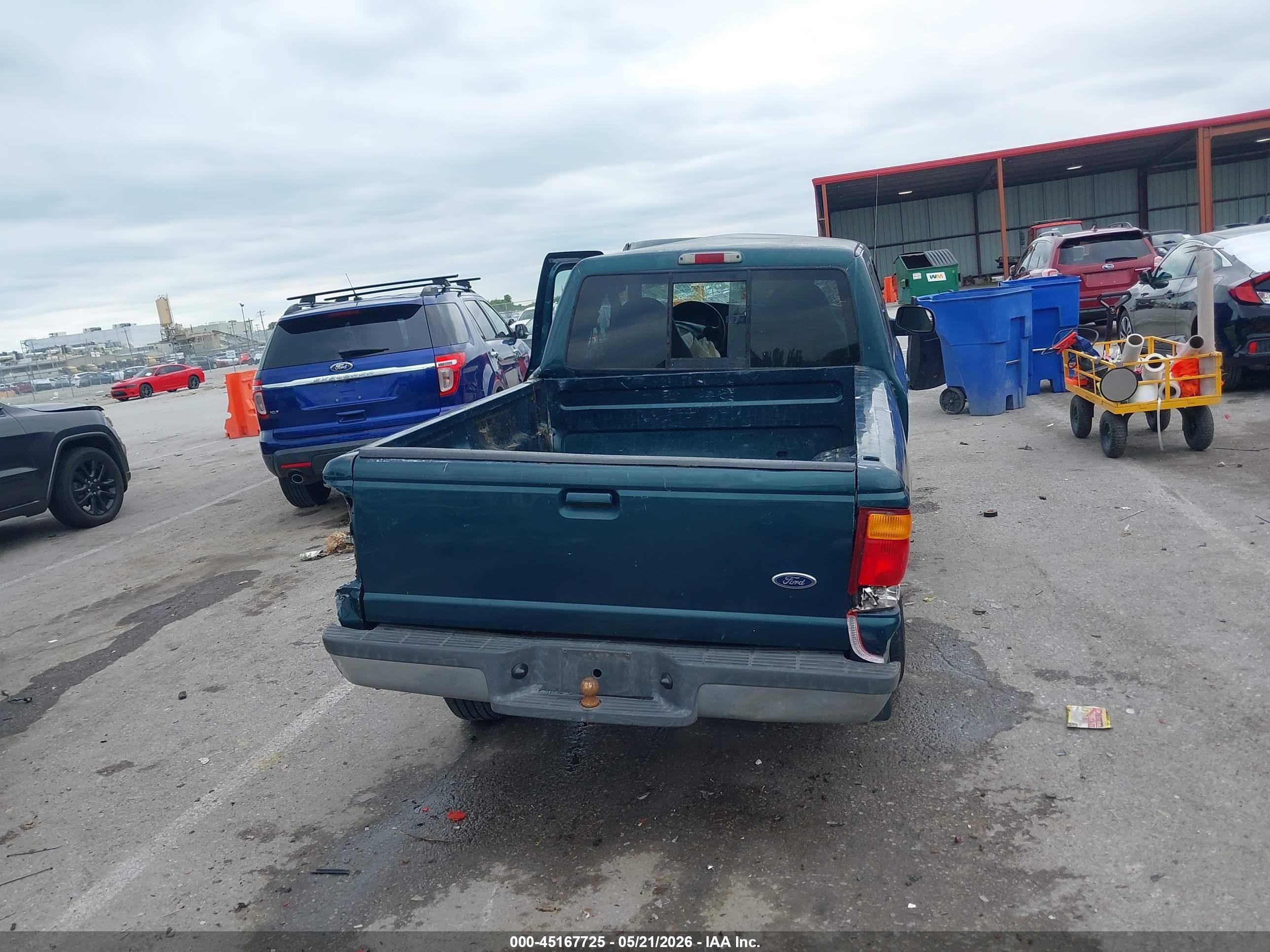 1998 Ford Ranger Splash/xl/xlt Green vin: 1FTYR14U6WPA44399