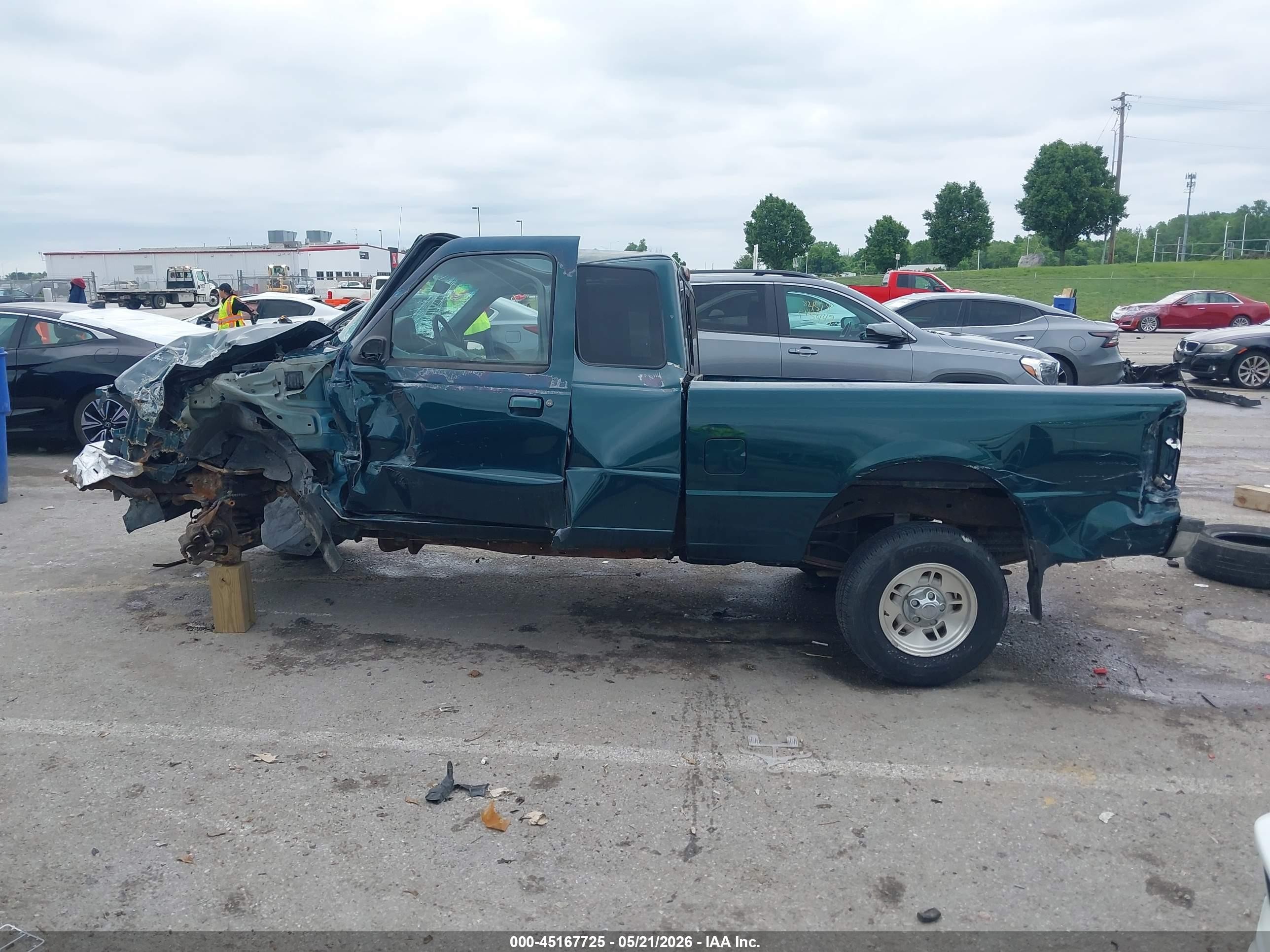 1998 Ford Ranger Splash/xl/xlt Green vin: 1FTYR14U6WPA44399