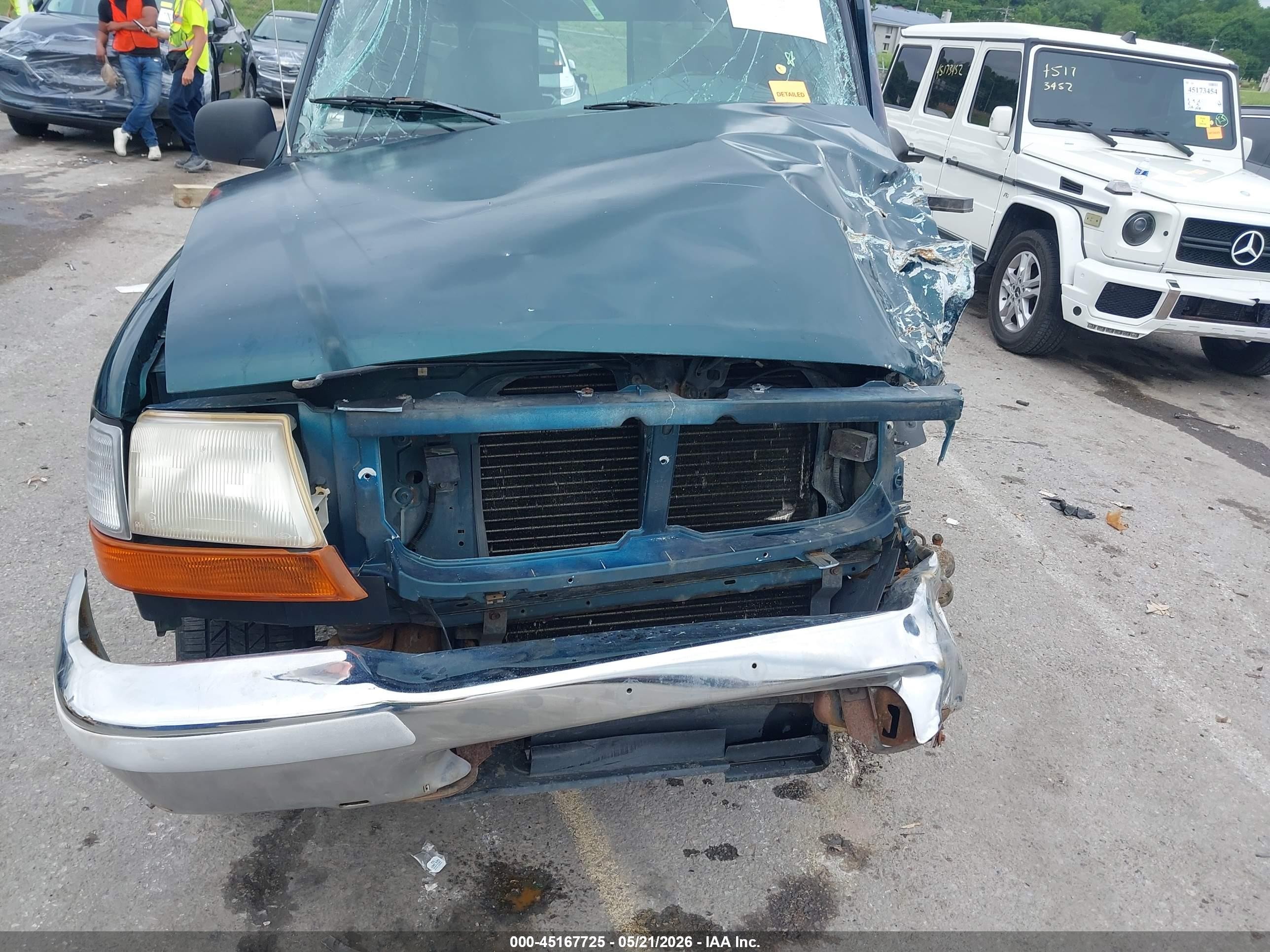 1998 Ford Ranger Splash/xl/xlt Green vin: 1FTYR14U6WPA44399