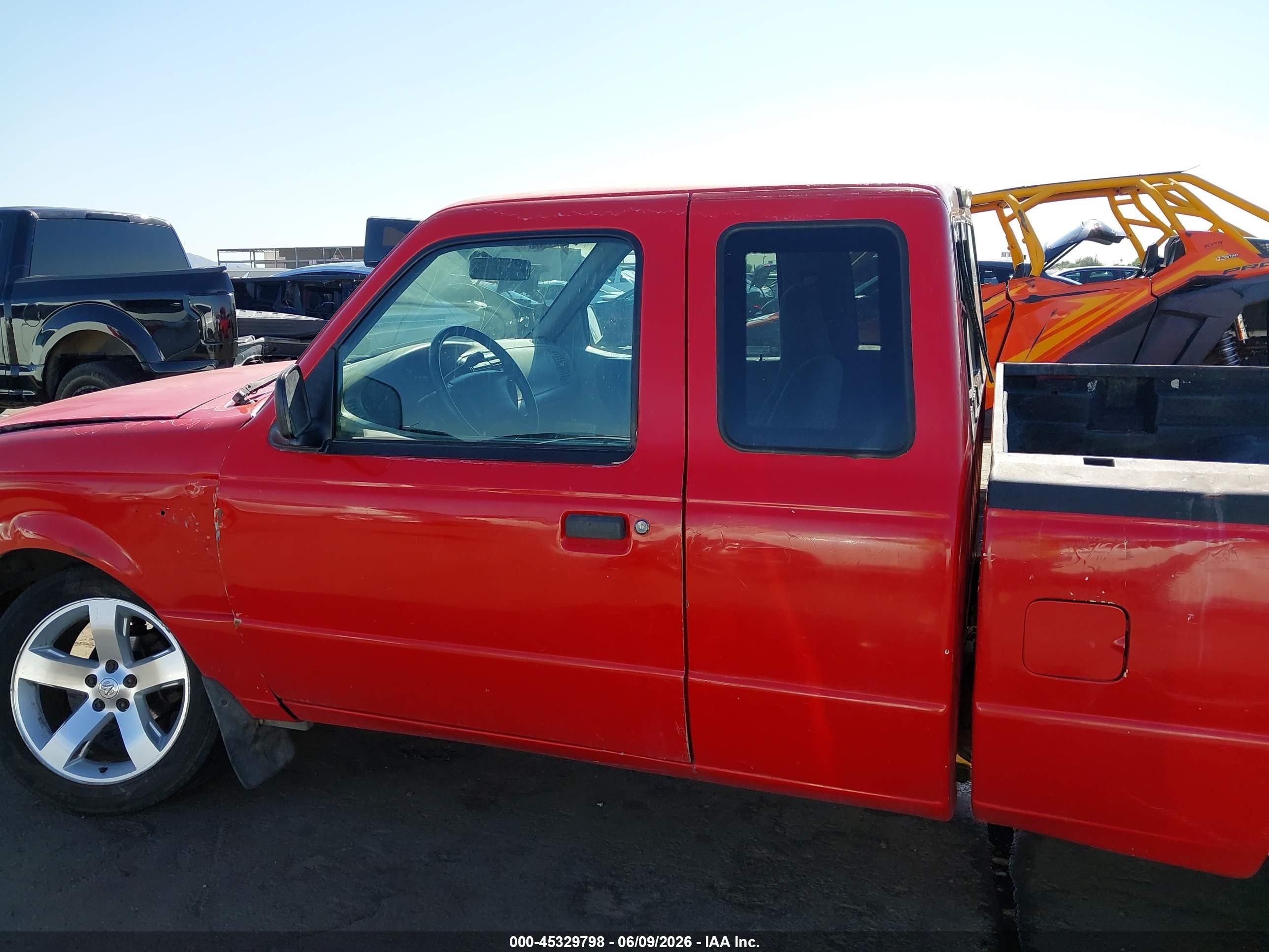 1998 Ford Ranger Splash/xl/xlt Red vin: 1FTYR14U6WPB40095
