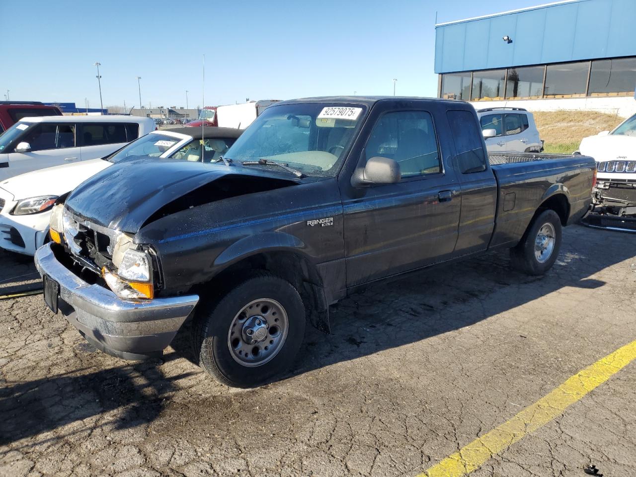1998 Ford Ranger Super Cab Black vin: 1FTYR14U6WTA73442