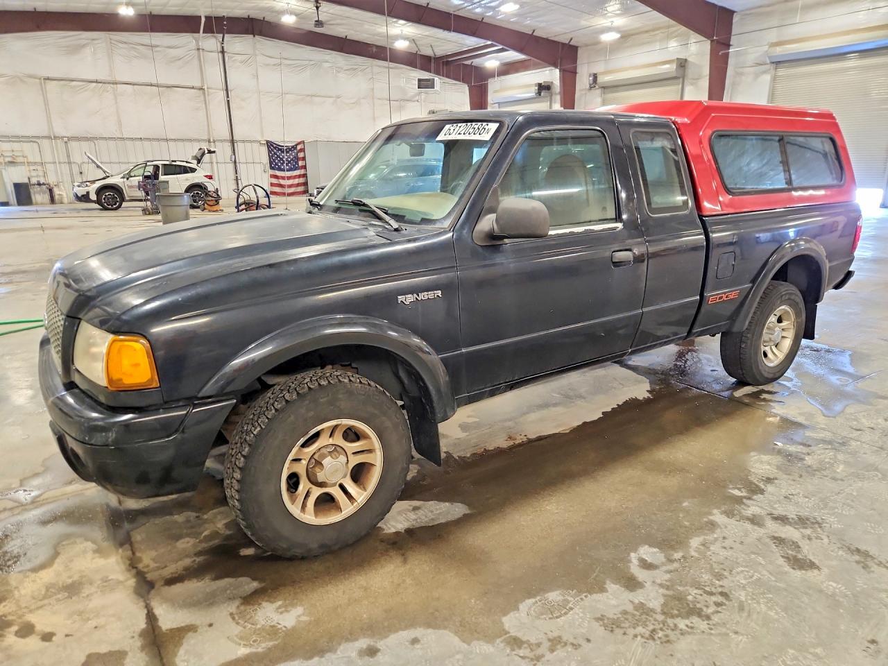 2001 Ford Ranger Super Cab Black vin: 1FTYR14U71PA35395