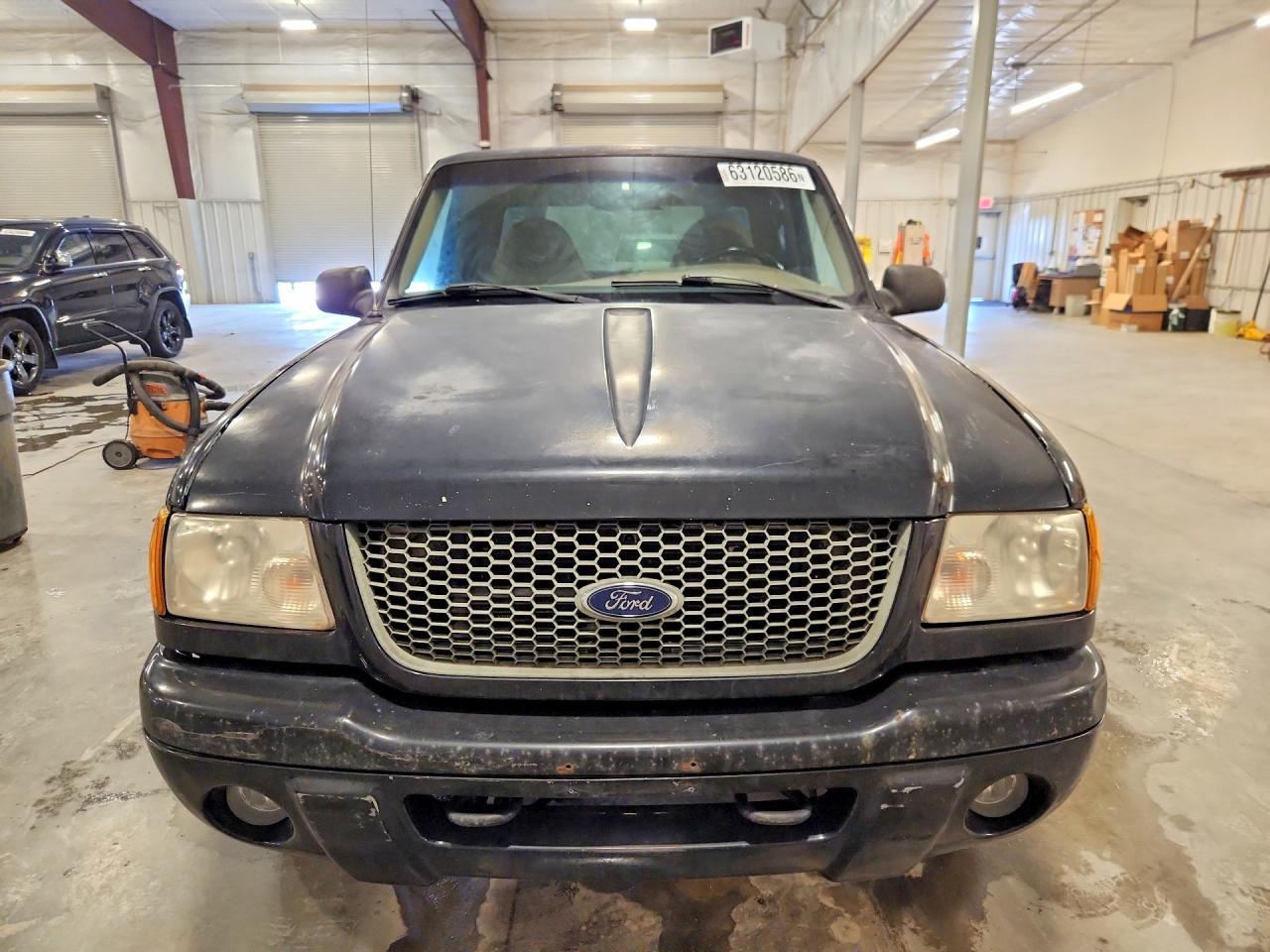 2001 Ford Ranger Super Cab Black vin: 1FTYR14U71PA35395