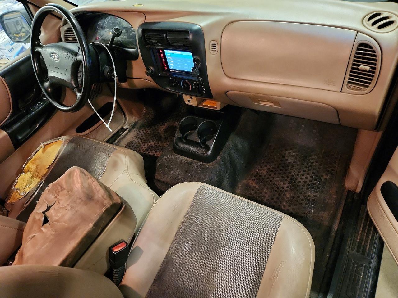 2001 Ford Ranger Super Cab Black vin: 1FTYR14U71PA35395