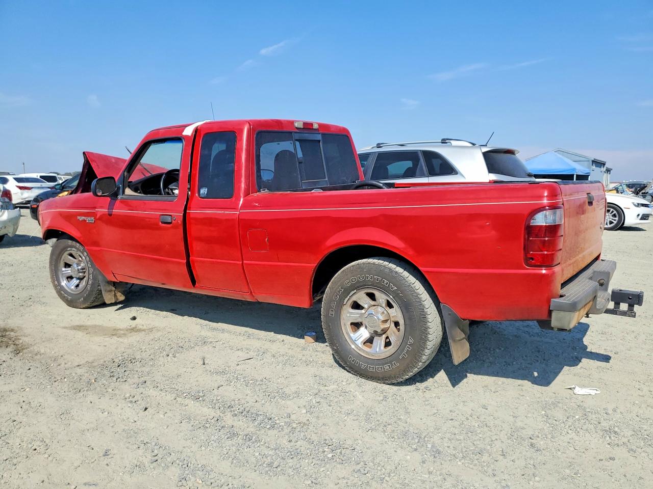2001 Ford Ranger Super Cab Red vin: 1FTYR14U71PA37468