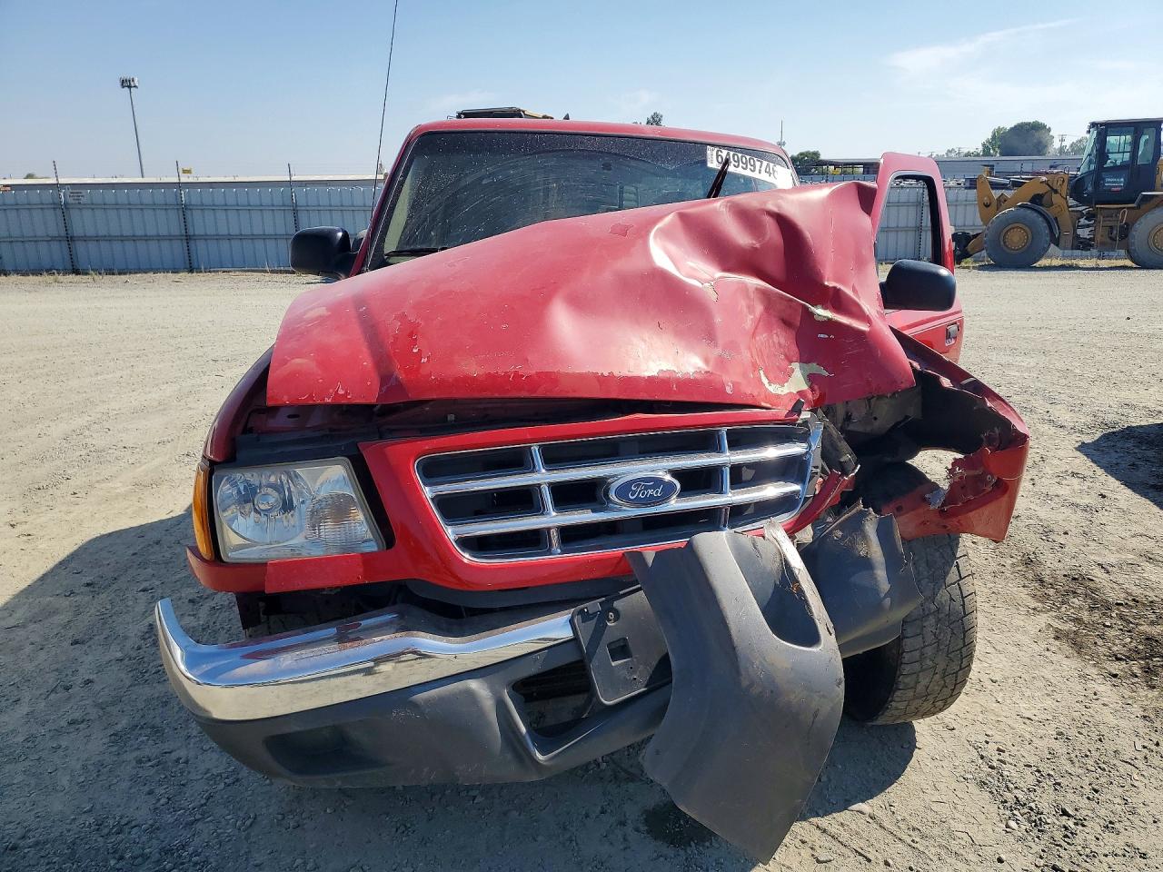 2001 Ford Ranger Super Cab Red vin: 1FTYR14U71PA37468