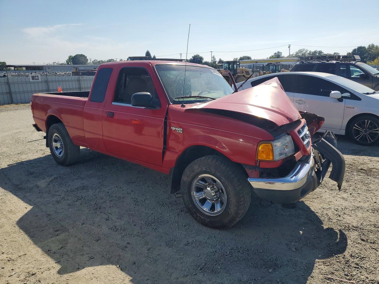 2001 Ford Ranger Super Cab Red vin: 1FTYR14U71PA37468