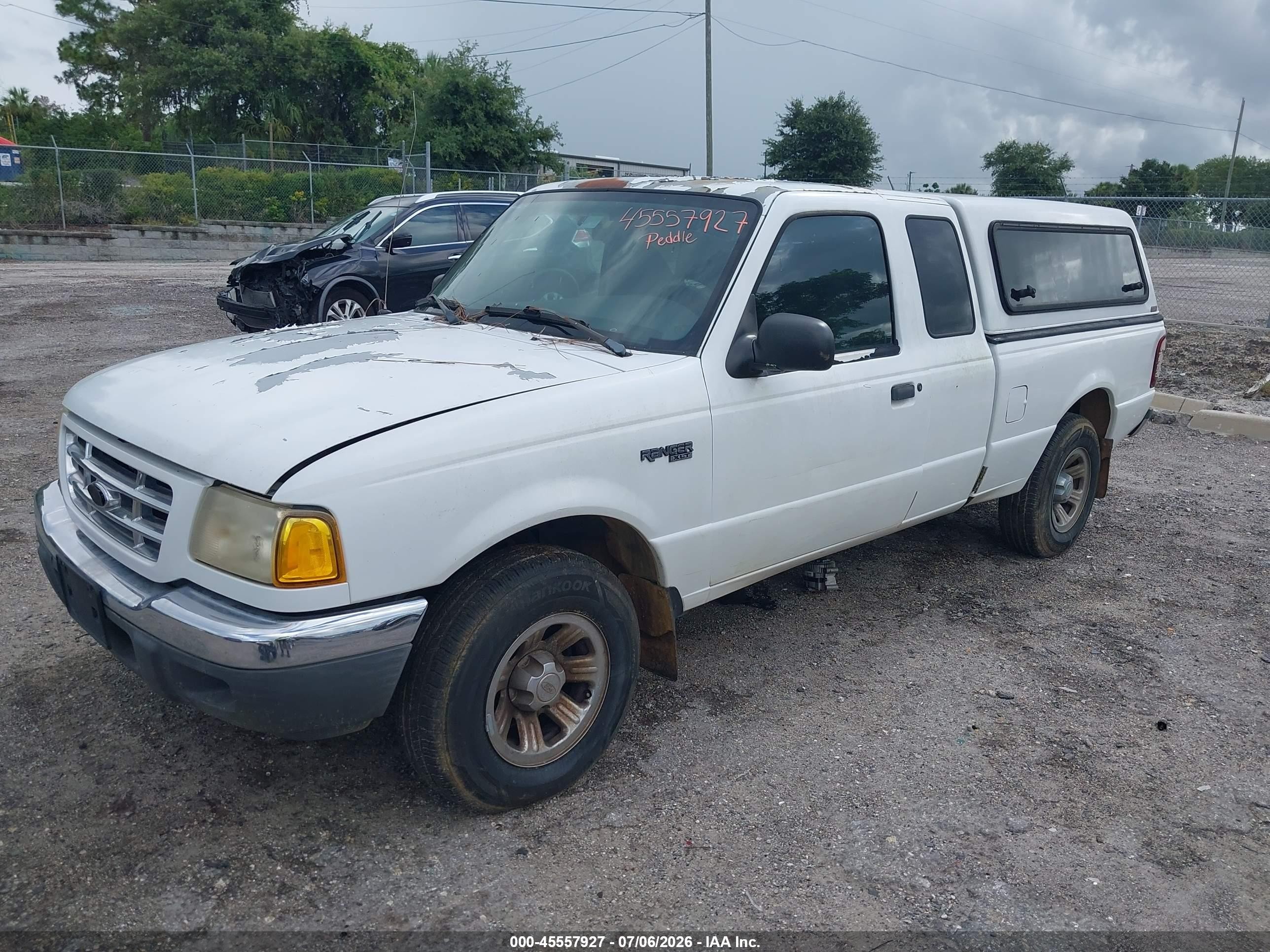 2001 Ford Ranger Edge/xl/xlt White vin: 1FTYR14U71PA73113