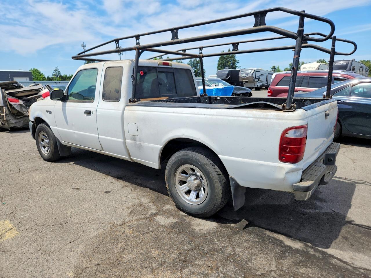 2000 Ford Ranger White vin: 1FTYR14U71PA78442