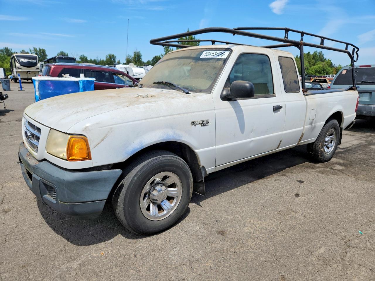 2000 Ford Ranger White vin: 1FTYR14U71PA78442