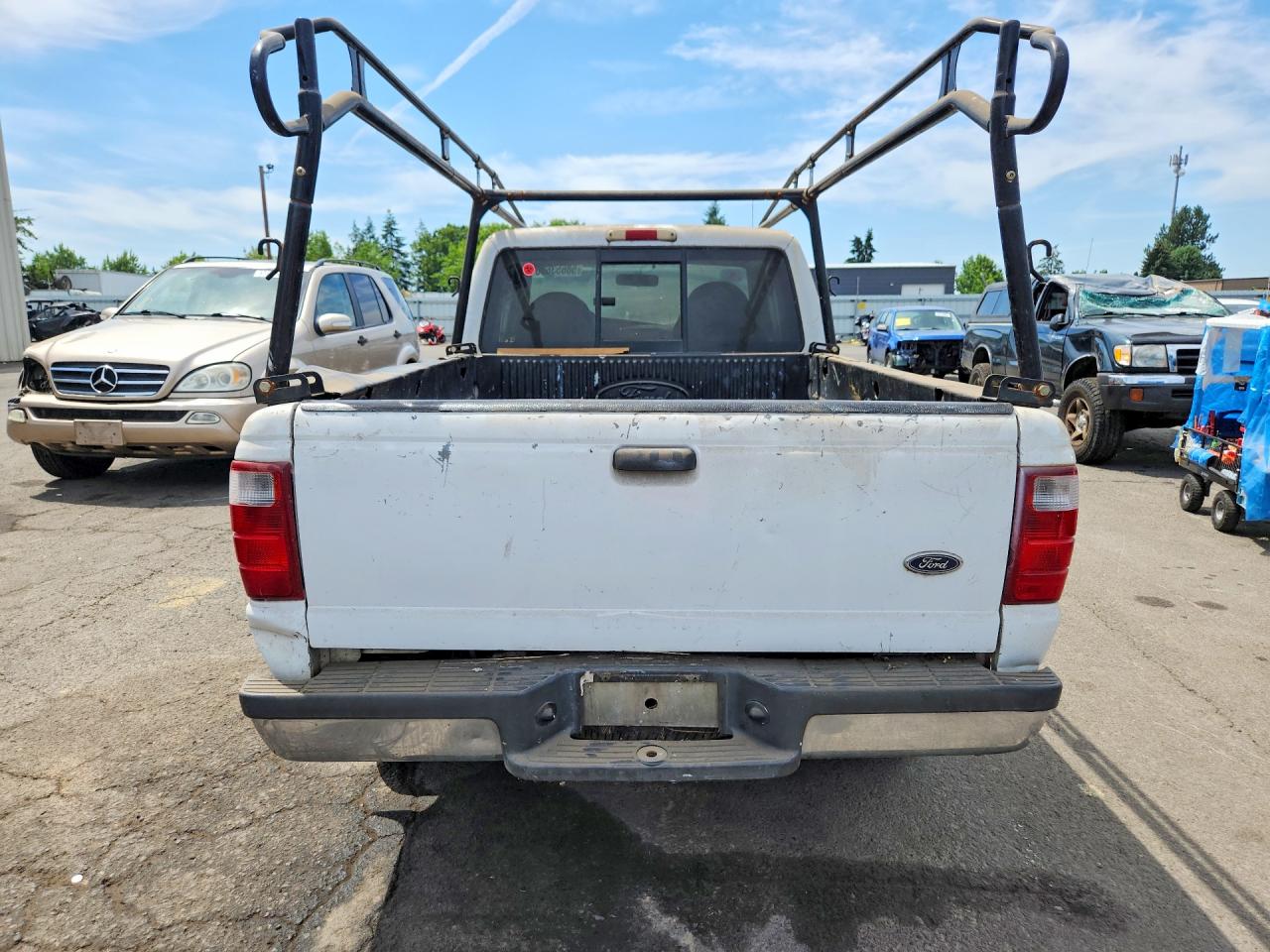 2000 Ford Ranger White vin: 1FTYR14U71PA78442