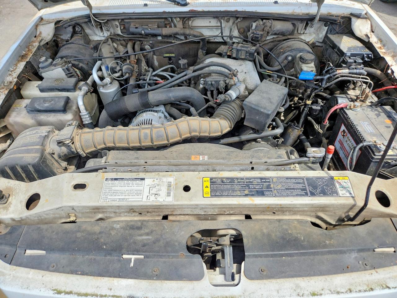 2000 Ford Ranger White vin: 1FTYR14U71PA78442