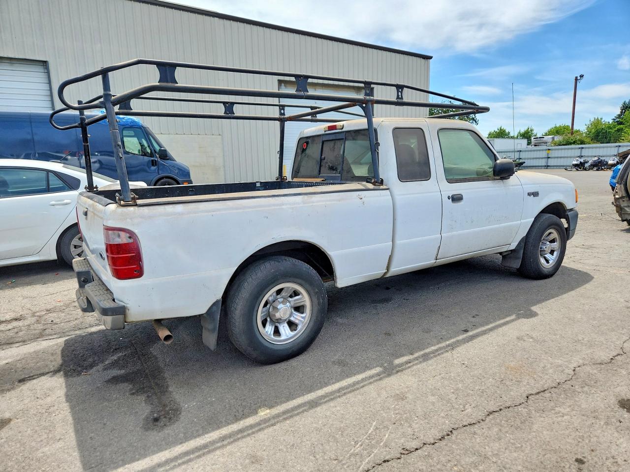2000 Ford Ranger White vin: 1FTYR14U71PA78442