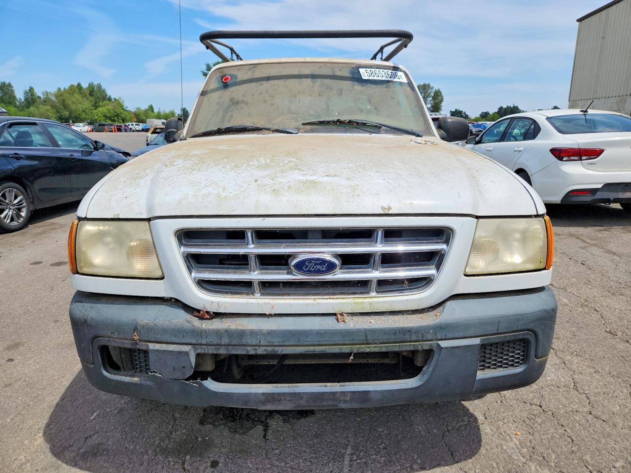 2000 Ford Ranger White vin: 1FTYR14U71PA78442