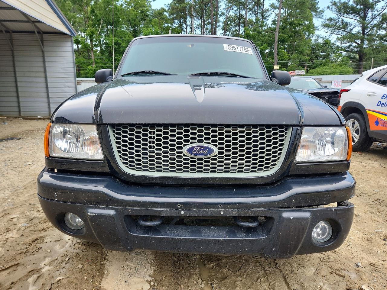 2001 Ford Ranger Super Cab Black vin: 1FTYR14U71TA40488
