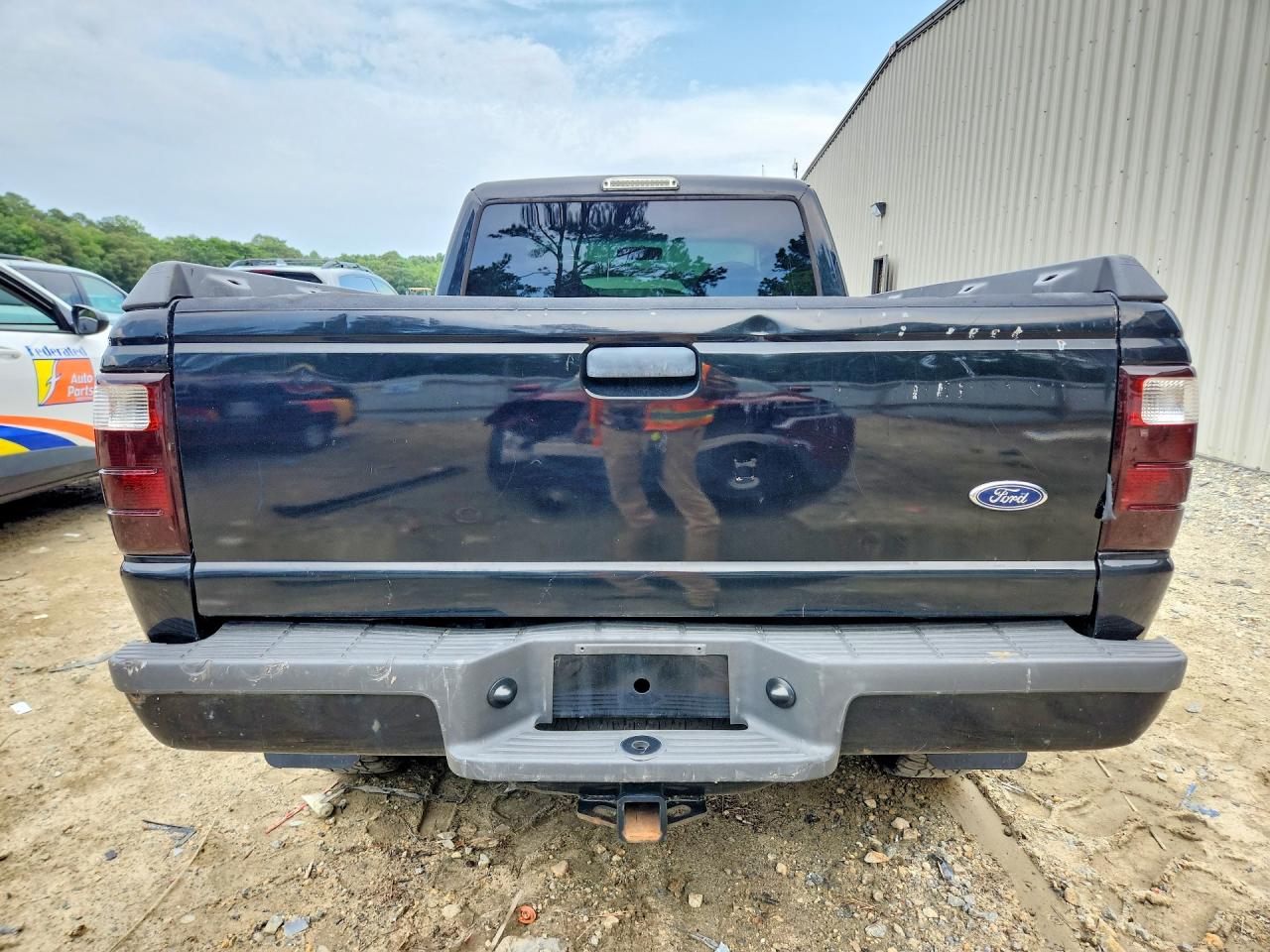 2001 Ford Ranger Super Cab Black vin: 1FTYR14U71TA40488