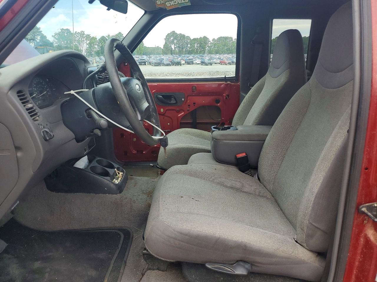 2002 Ford Ranger Super Cab Burgundy vin: 1FTYR14U72TA03975