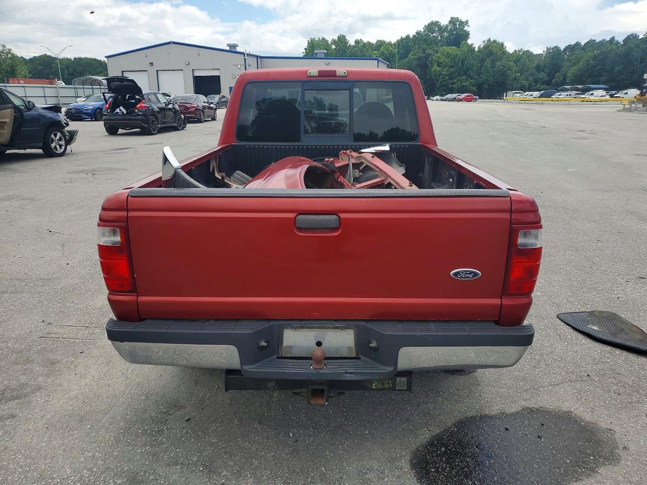 2002 Ford Ranger Super Cab Burgundy vin: 1FTYR14U72TA03975