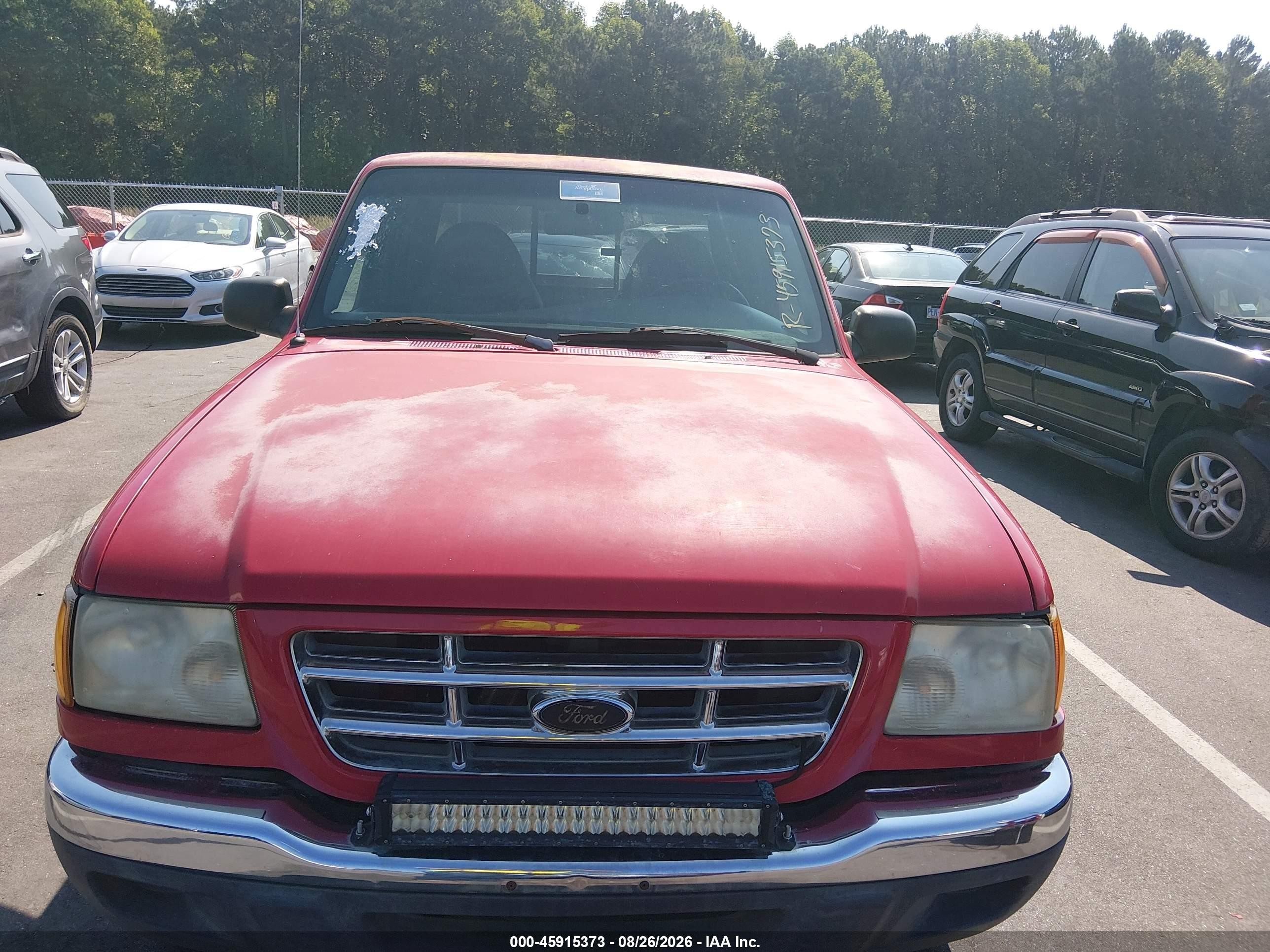 2002 Ford Ranger Edge/tremor/xl/xlt Красный vin: 1FTYR14U72TA46888