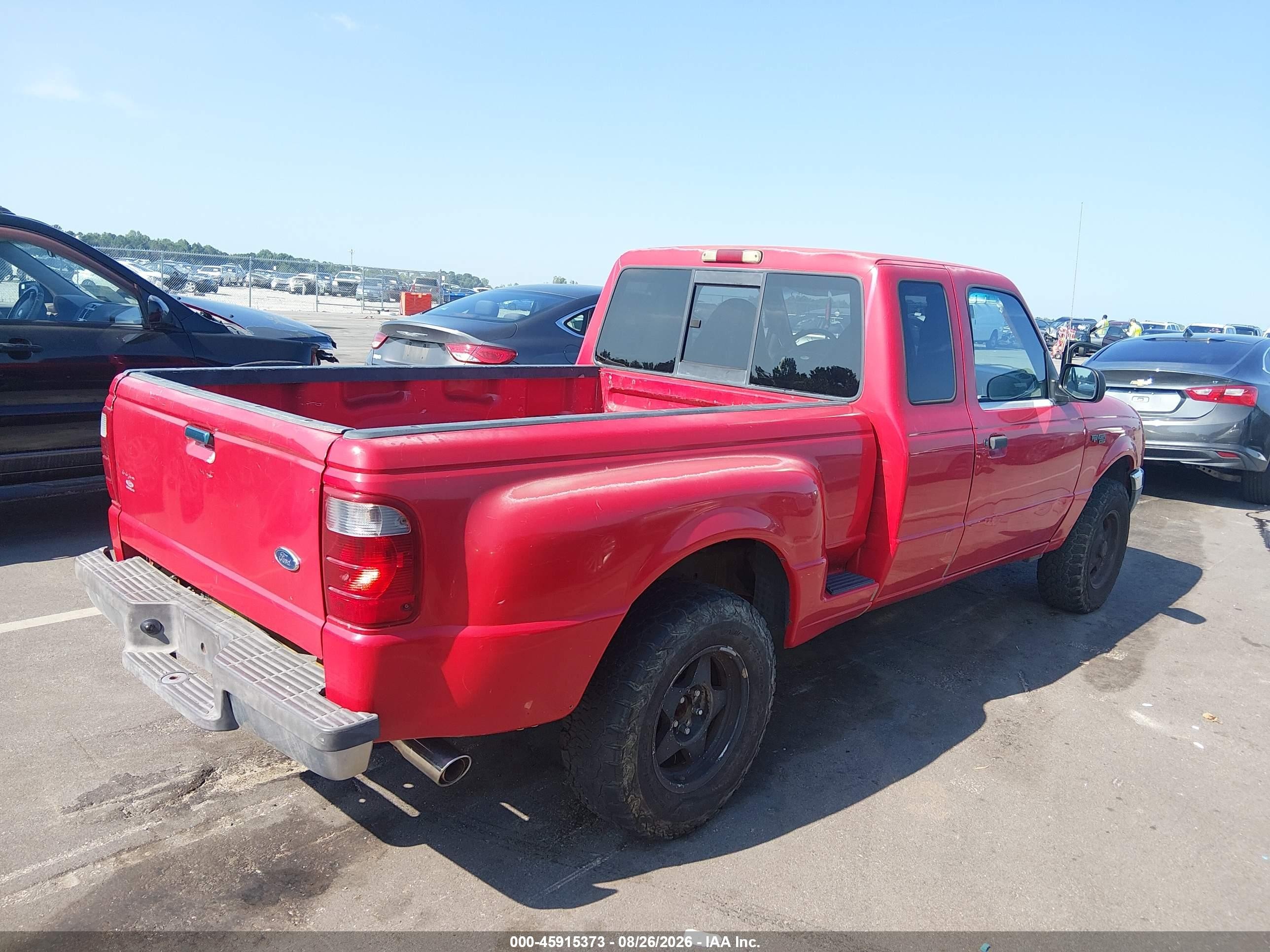 2002 Ford Ranger Edge/tremor/xl/xlt Красный vin: 1FTYR14U72TA46888