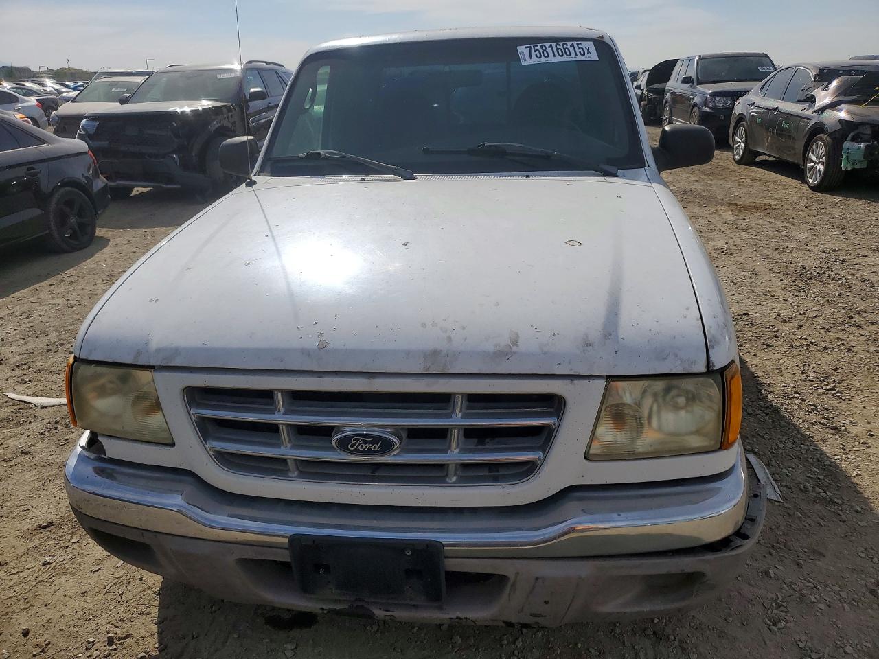2003 Ford Ranger Super Cab White vin: 1FTYR14U73PB71030