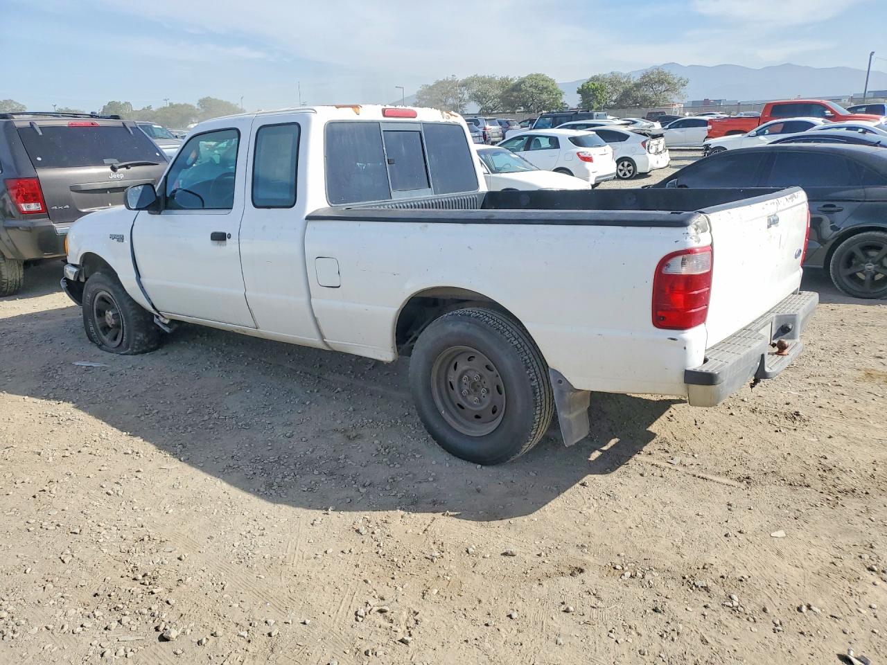 2003 Ford Ranger Super Cab White vin: 1FTYR14U73PB71030