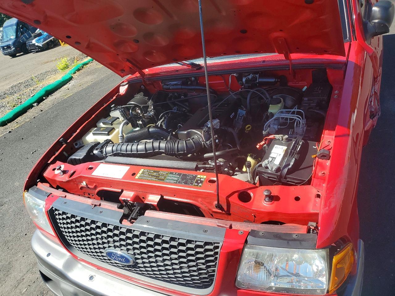 2003 Ford Ranger Super Cab Red vin: 1FTYR14U73PB71576