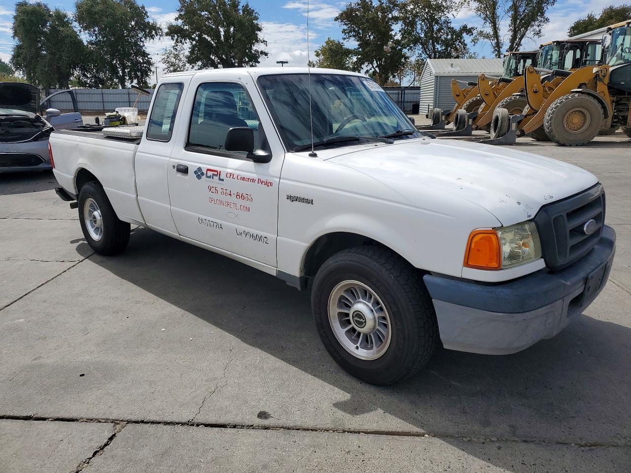 2004 Ford Ranger Super Cab White vin: 1FTYR14U74PB42435