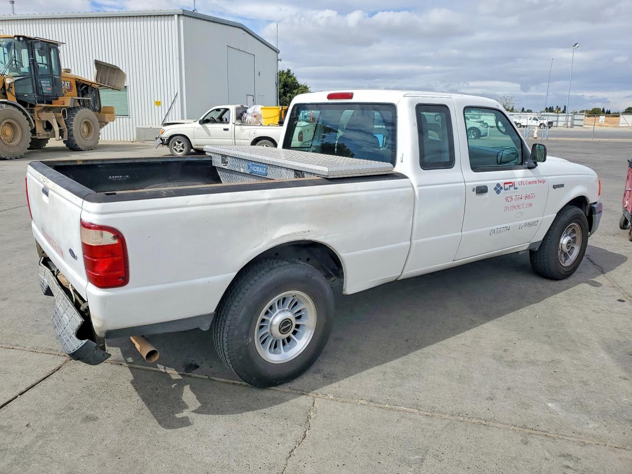 2004 Ford Ranger Super Cab White vin: 1FTYR14U74PB42435