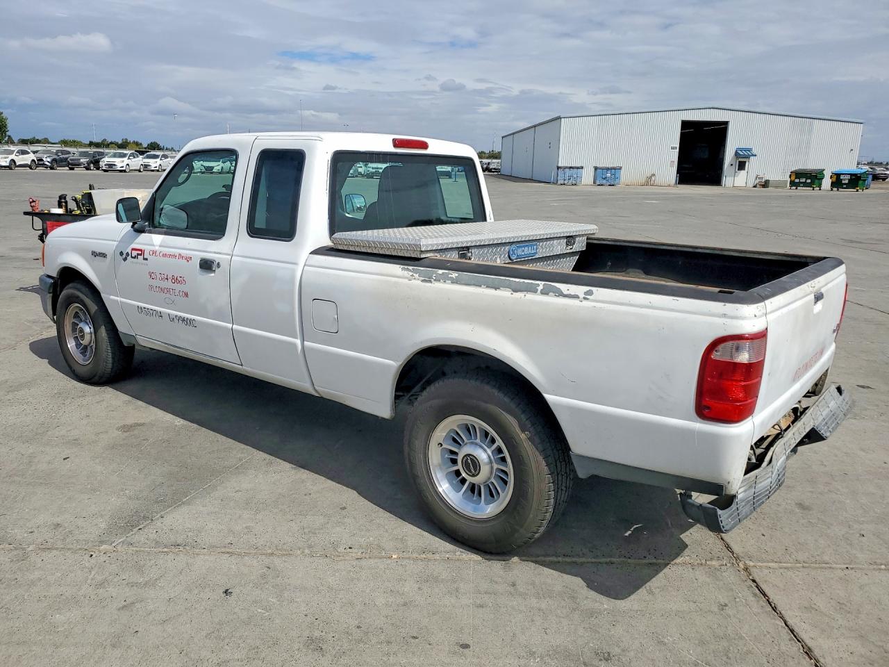 2004 Ford Ranger Super Cab White vin: 1FTYR14U74PB42435
