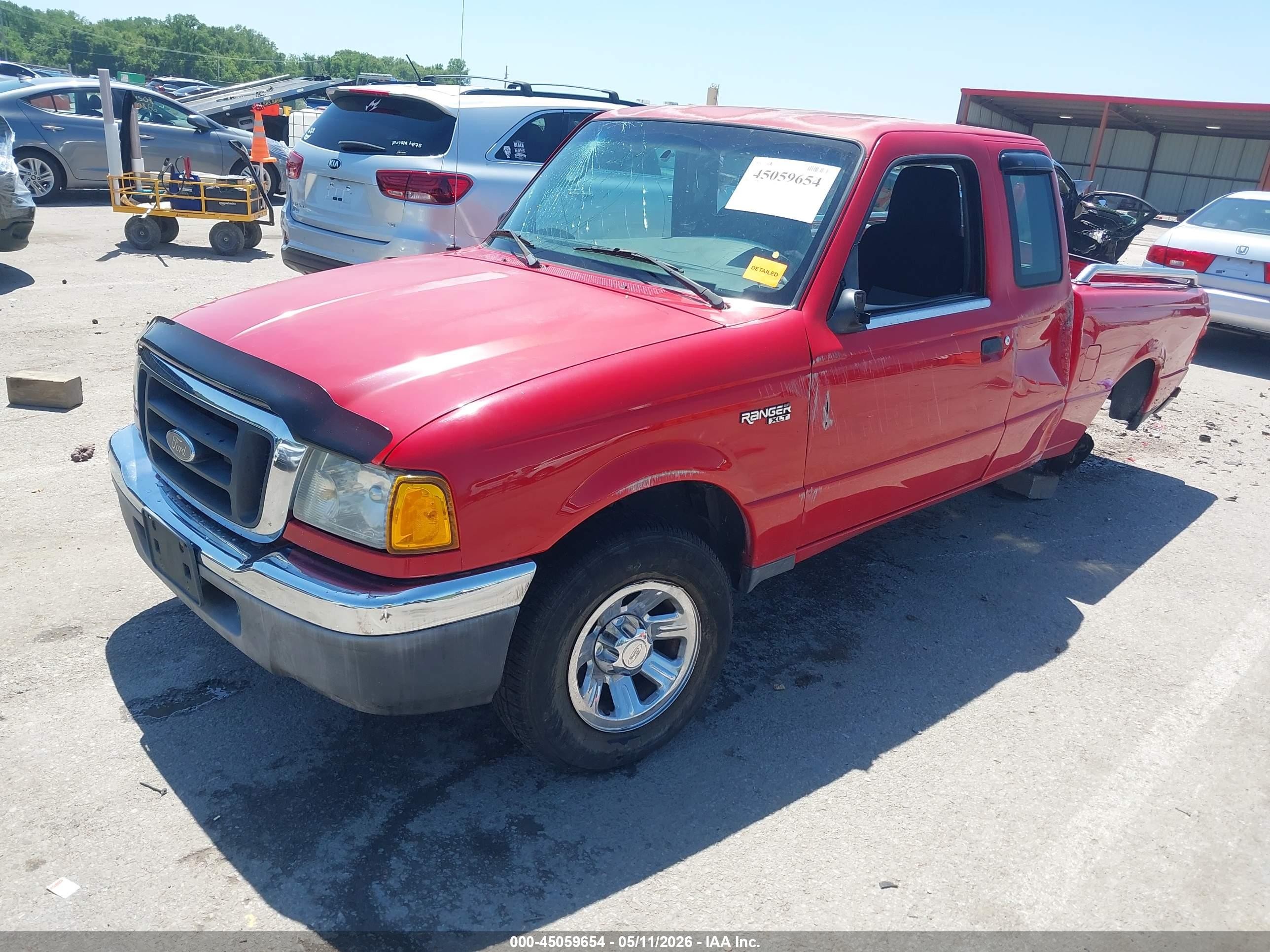 2004 Ford Ranger Edge/tremor/xl/xlt Red vin: 1FTYR14U74PB45917