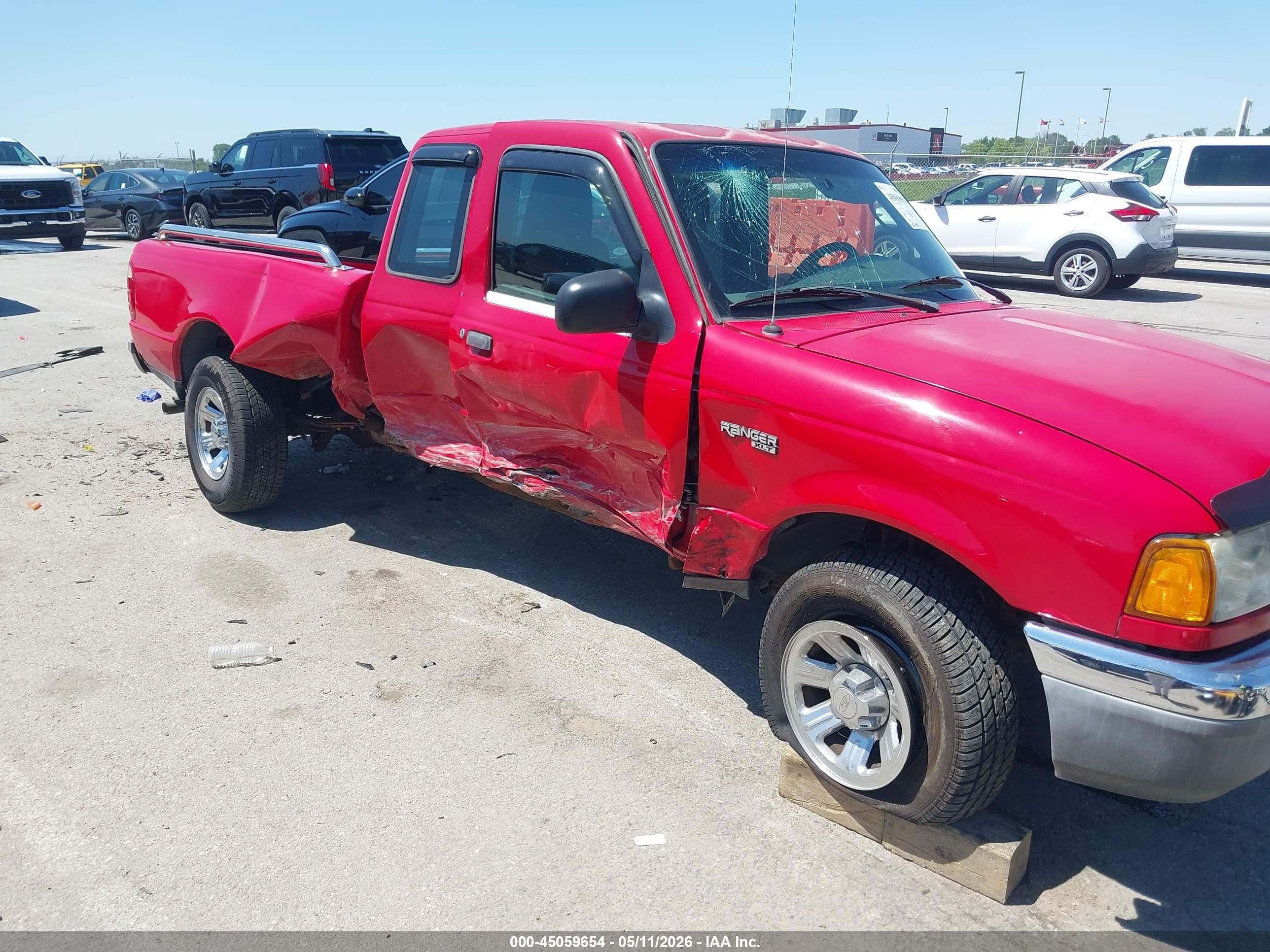 2004 Ford Ranger Edge/tremor/xl/xlt Red vin: 1FTYR14U74PB45917