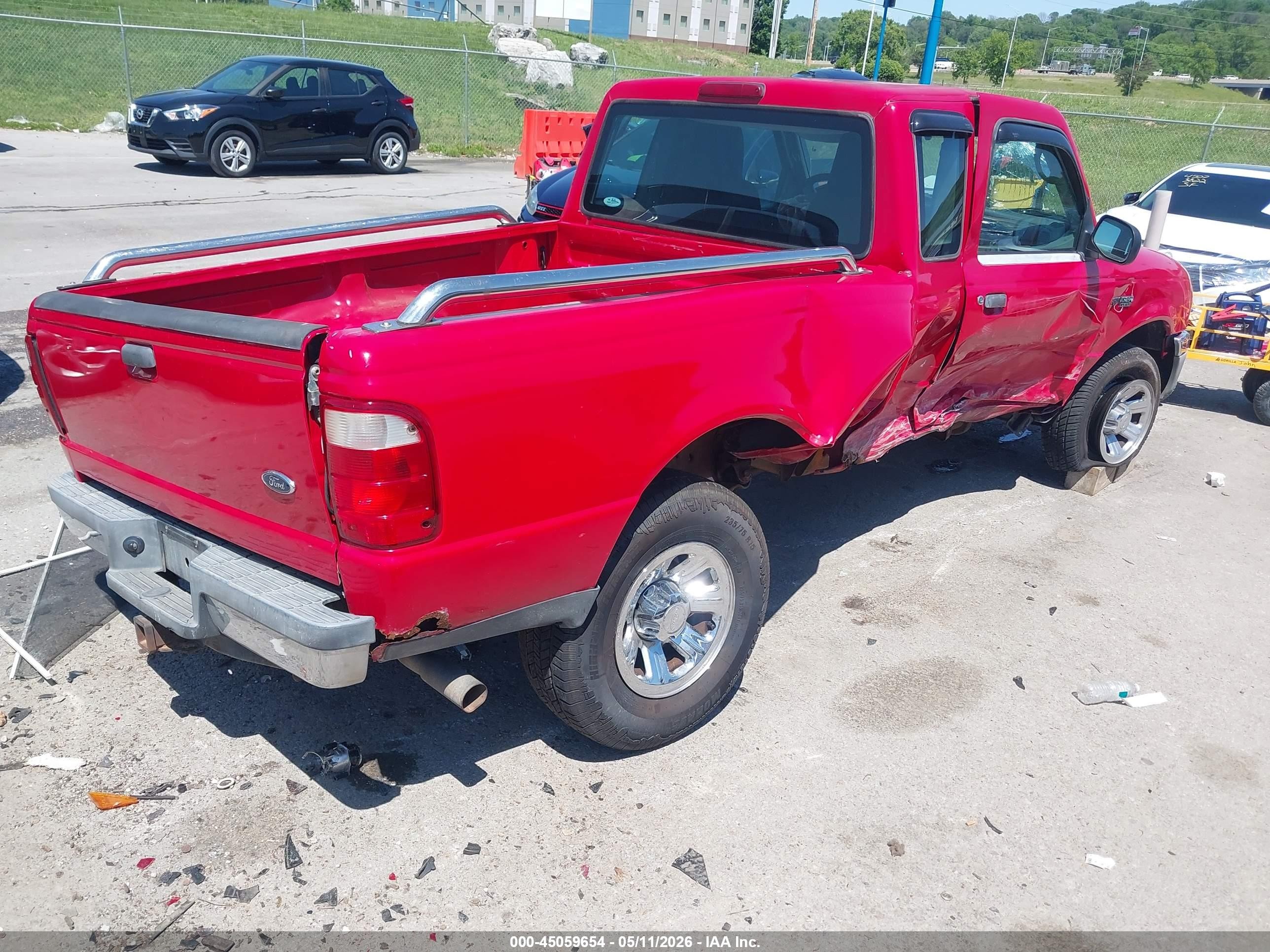 2004 Ford Ranger Edge/tremor/xl/xlt Red vin: 1FTYR14U74PB45917