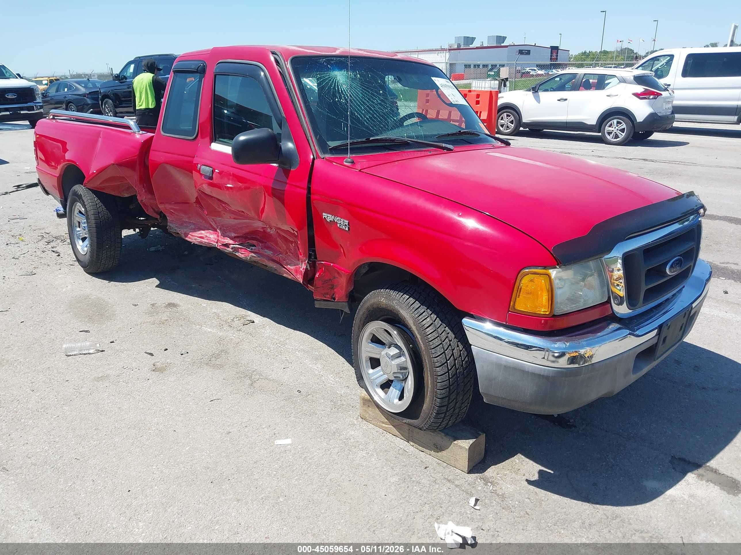 2004 Ford Ranger Edge/tremor/xl/xlt Red vin: 1FTYR14U74PB45917