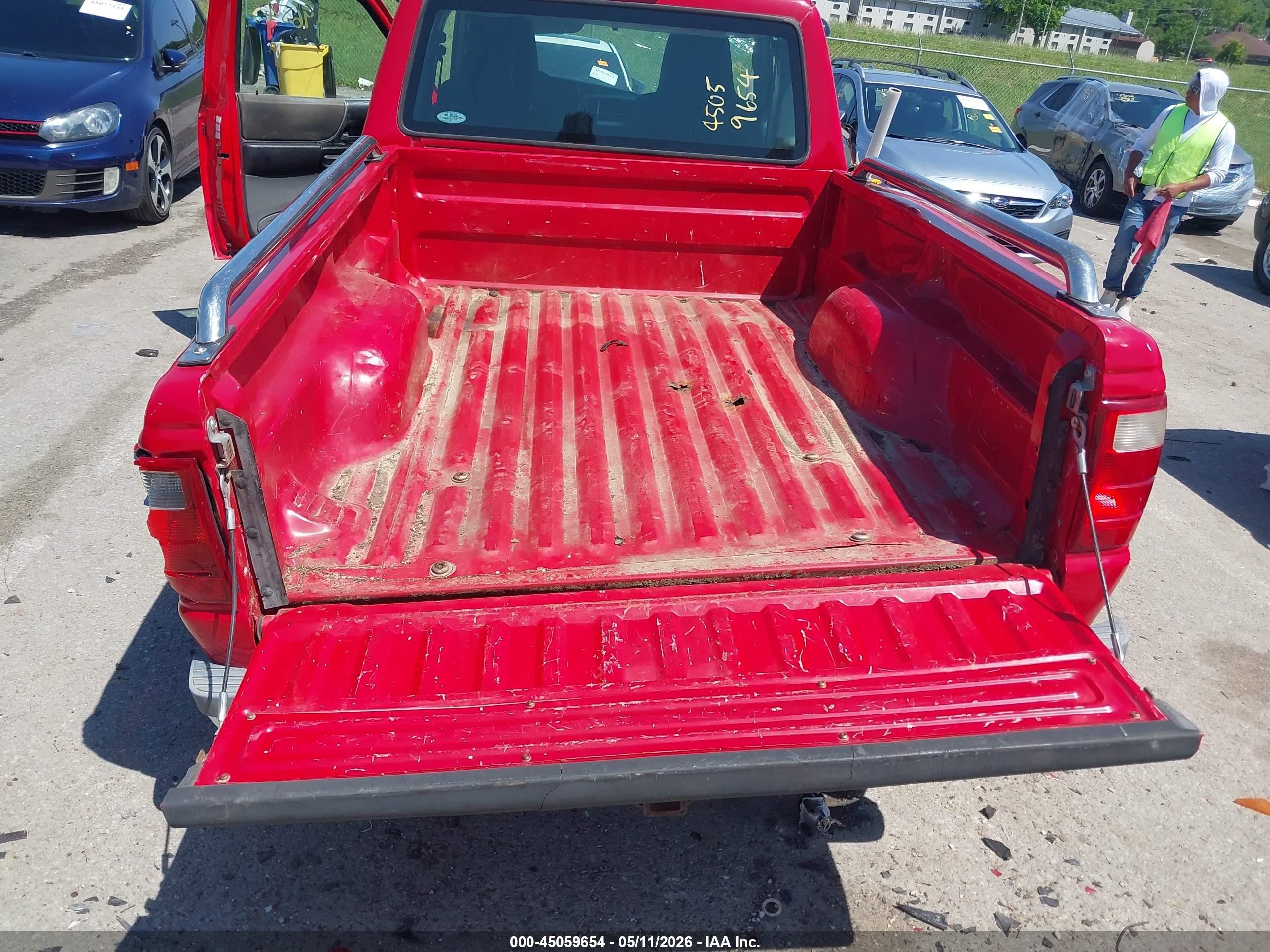 2004 Ford Ranger Edge/tremor/xl/xlt Red vin: 1FTYR14U74PB45917