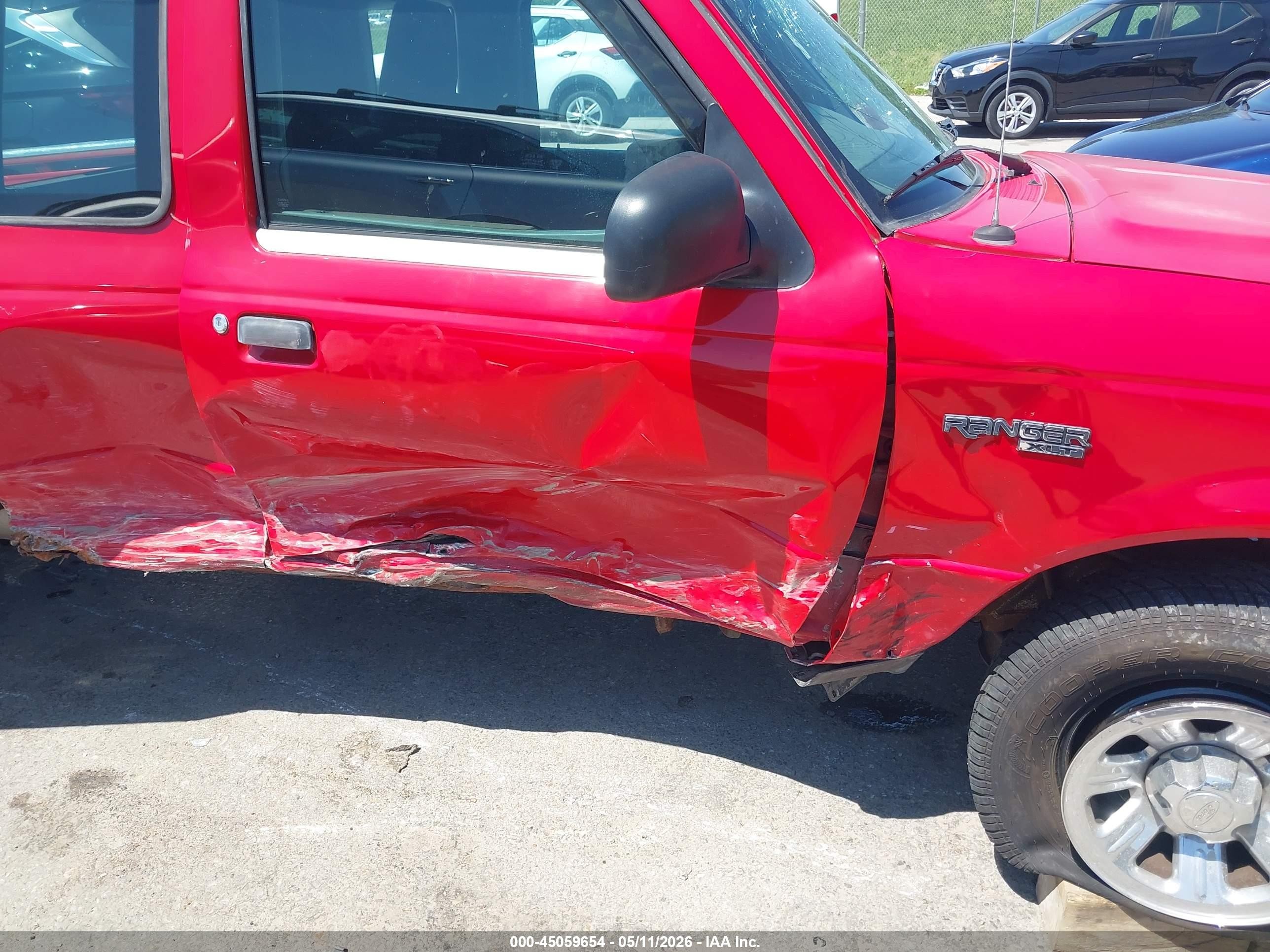 2004 Ford Ranger Edge/tremor/xl/xlt Red vin: 1FTYR14U74PB45917