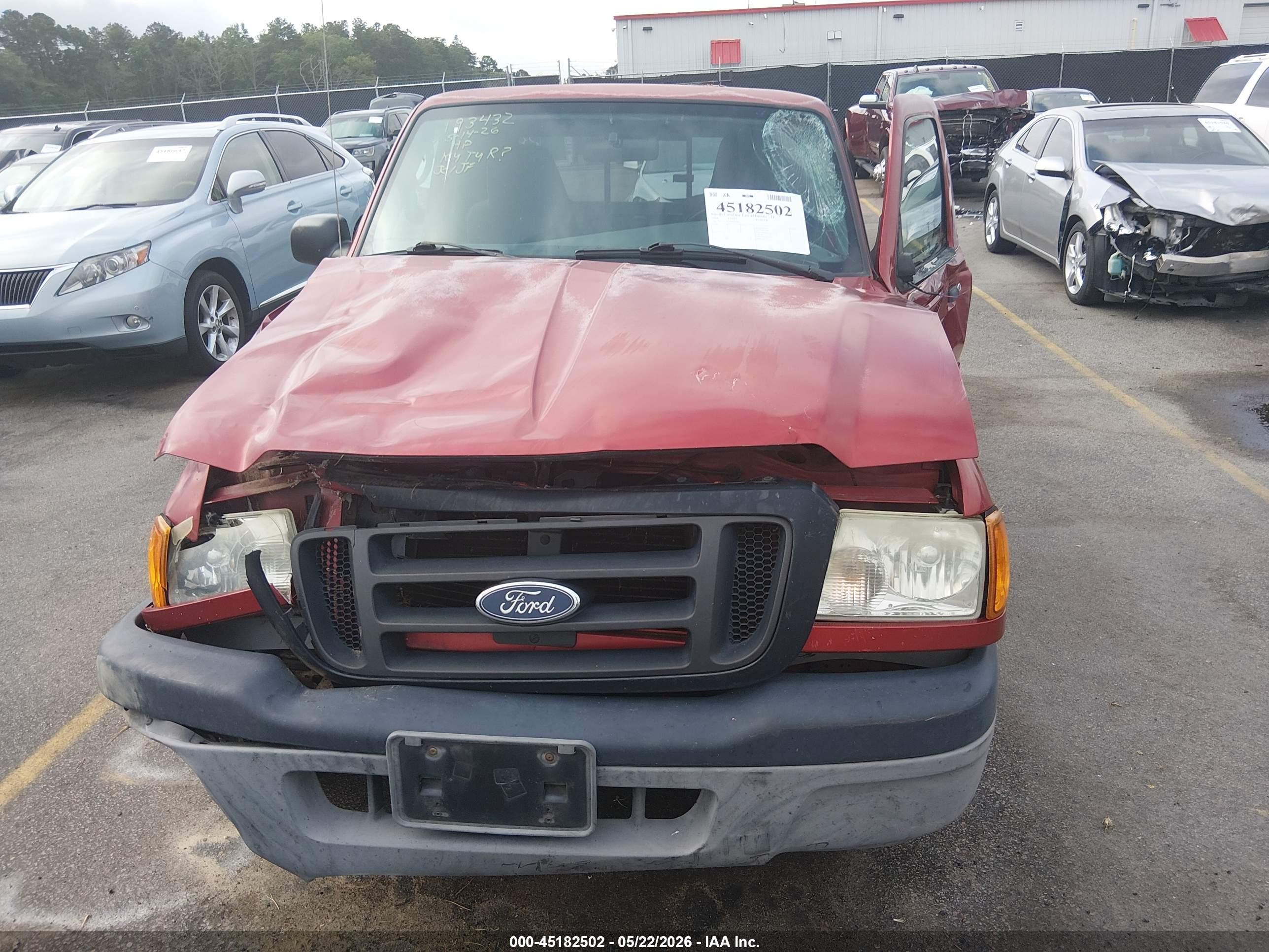 2004 Ford Ranger Edge/tremor/xl/xlt Burgundy vin: 1FTYR14U74PB52060