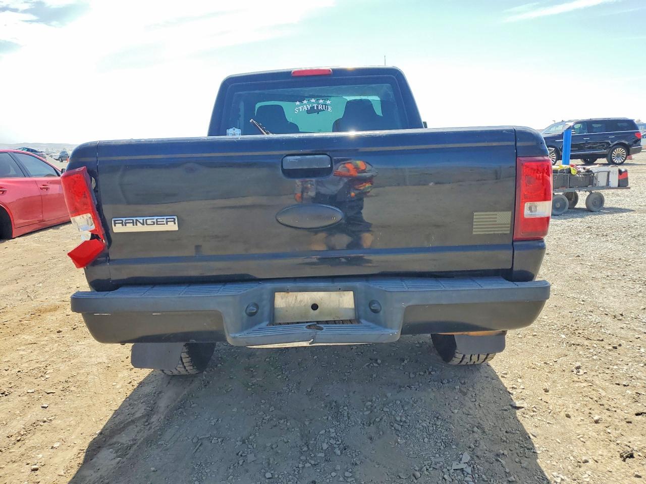 2006 Ford Ranger Super Cab Black vin: 1FTYR14U76PA30673