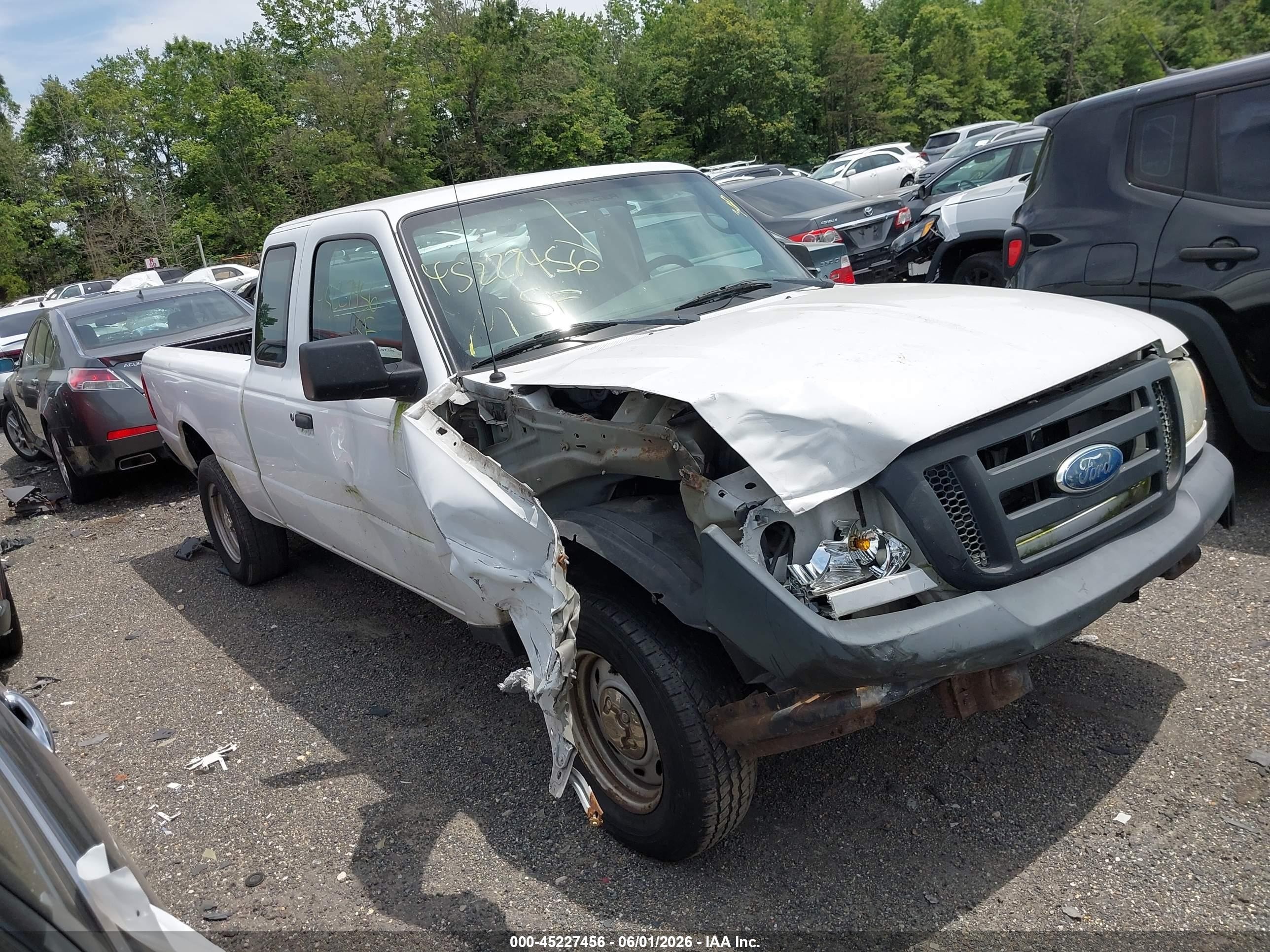 2006 Ford Ranger Sport/stx/xl/xlt White vin: 1FTYR14U76PA93269